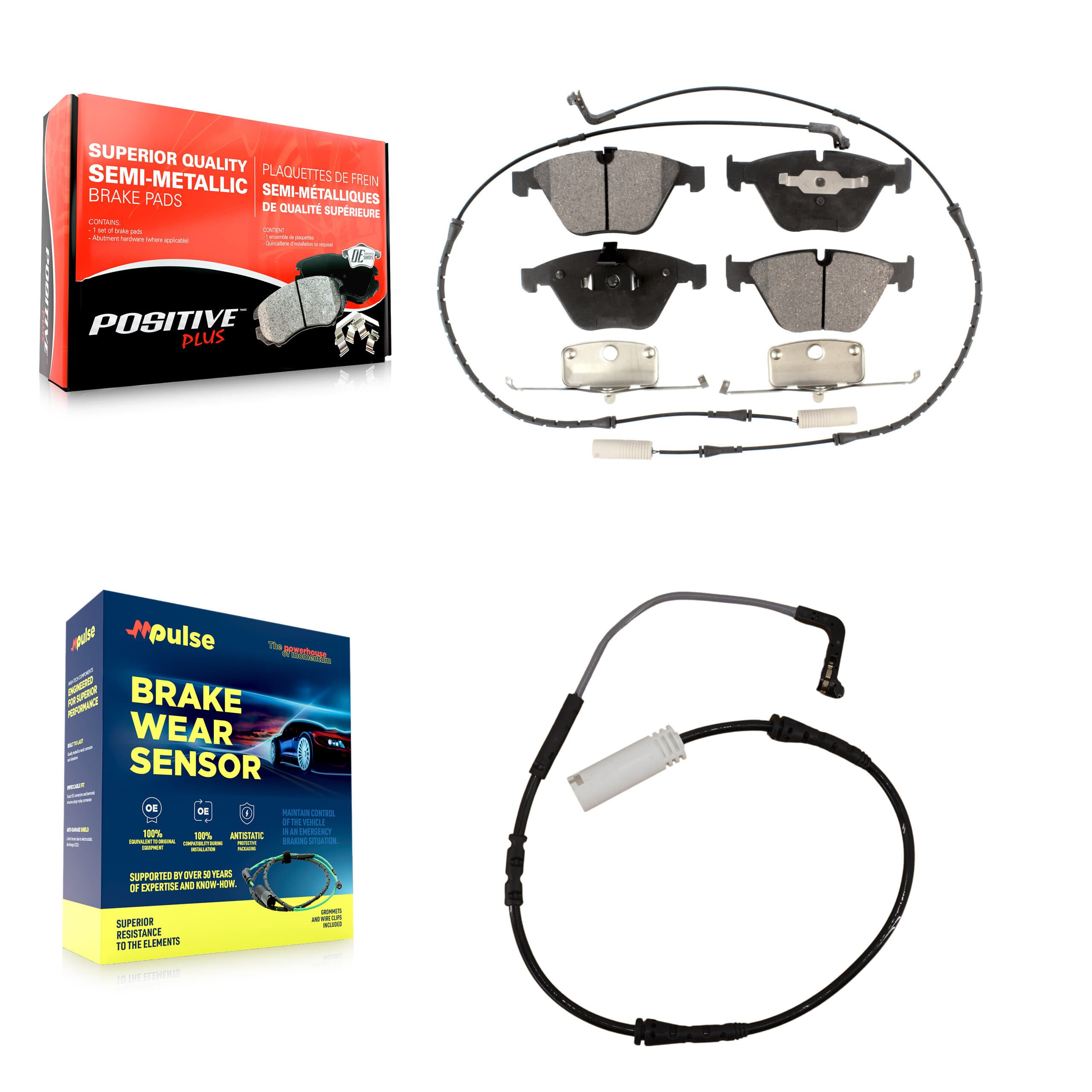Positive Plus - KPW-100684 - Front Disc Brake Pad Kits image 1