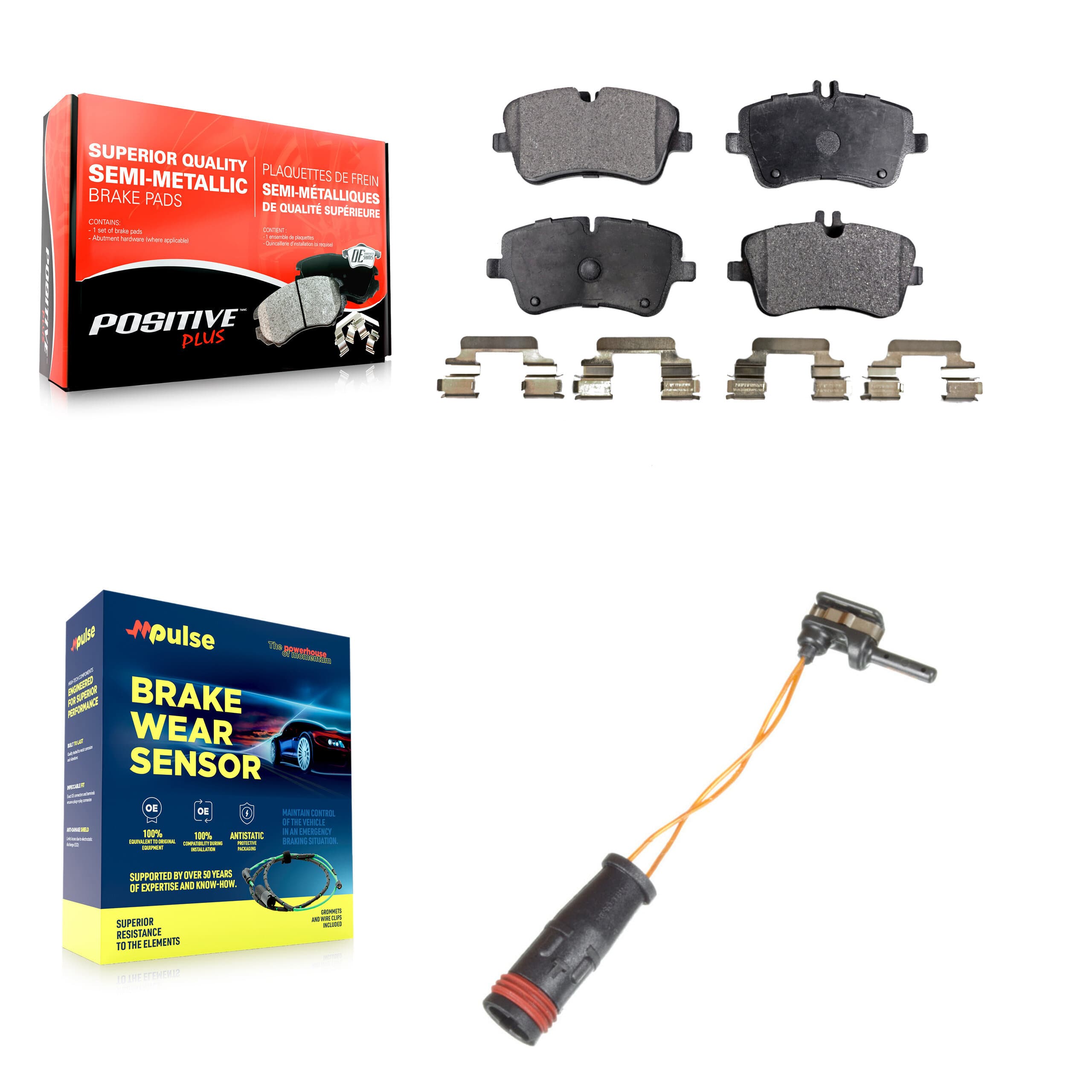 Positive Plus - KPW-100698 - Front Disc Brake Pad Kits image 1