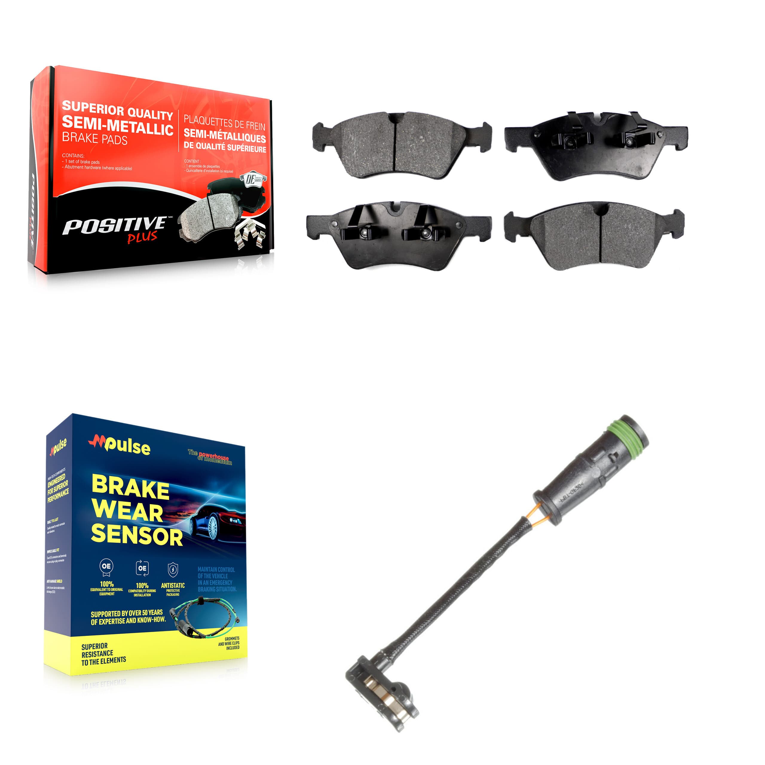 Positive Plus - KPW-100703 - Front Disc Brake Pad Kits image 1