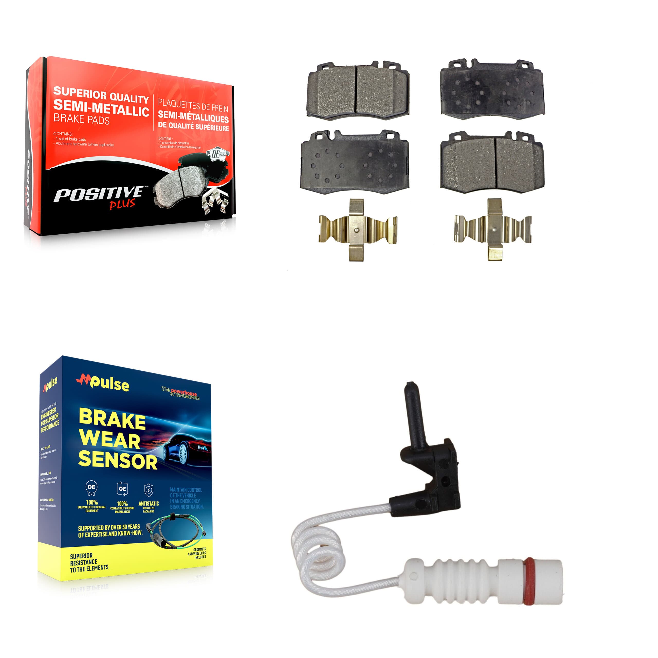 Positive Plus - KPW-100721 - Front Disc Brake Pad Kits image 1
