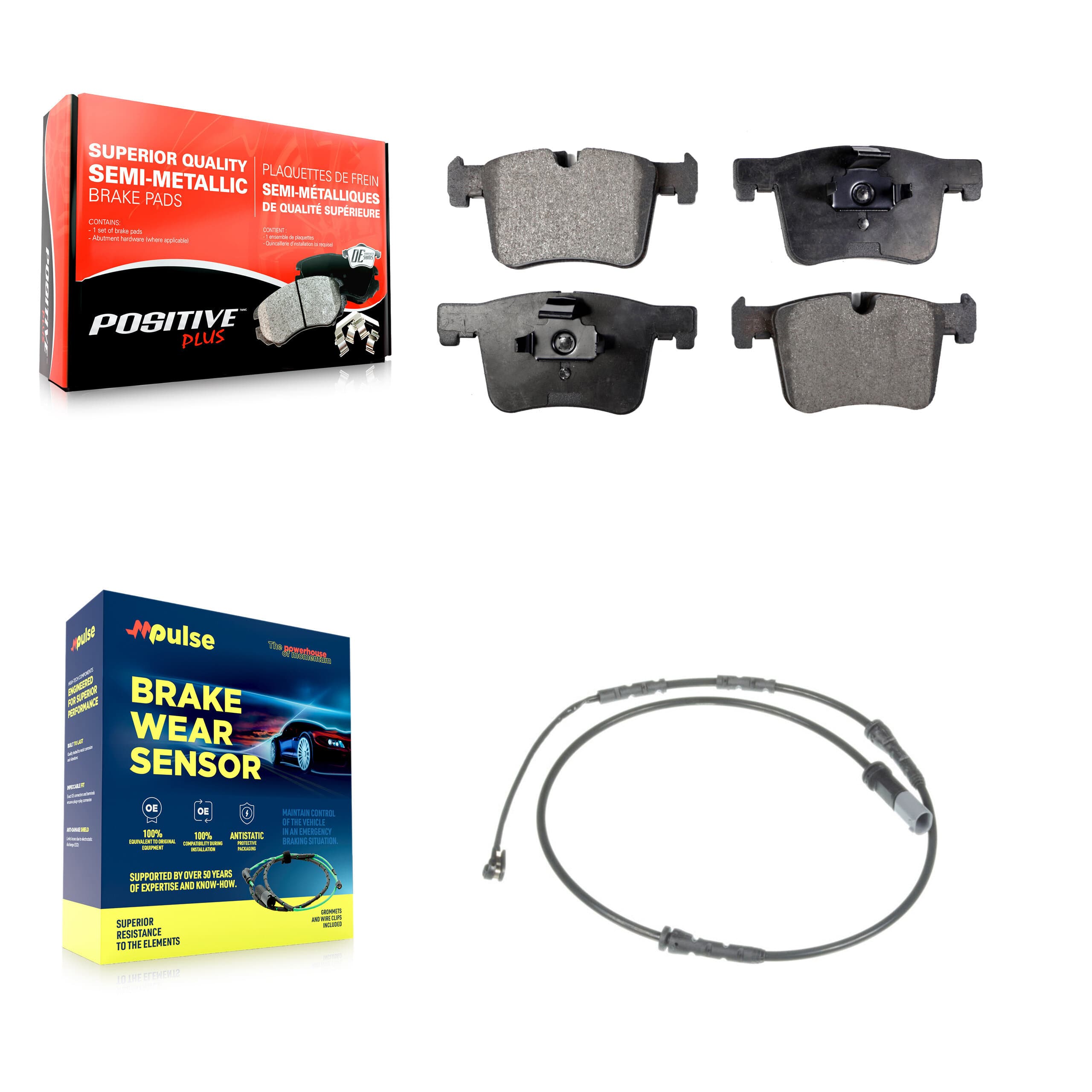 Positive Plus - KPW-100754 - Front Disc Brake Pad Kits image 1