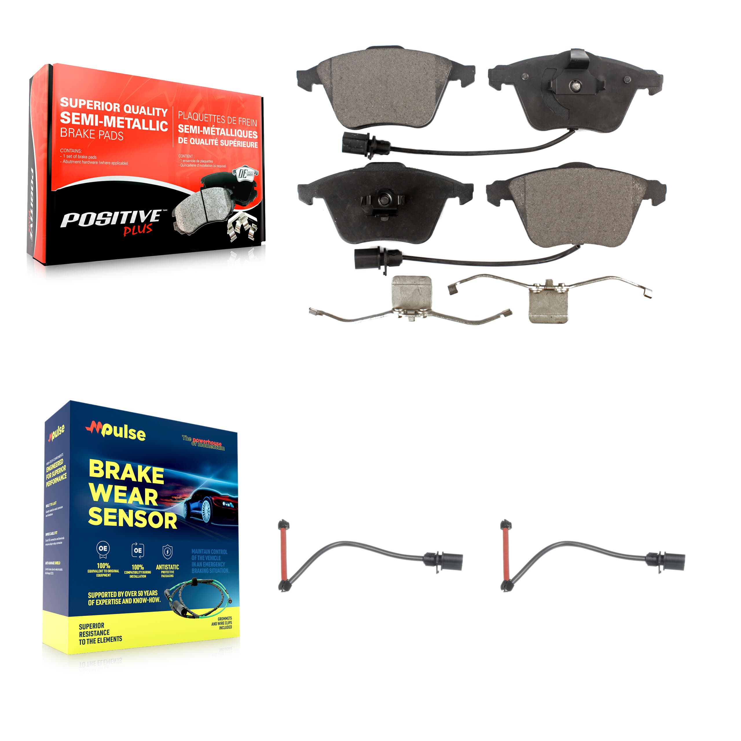 Positive Plus - KPW-100798 - Front Disc Brake Pad Kits image 1