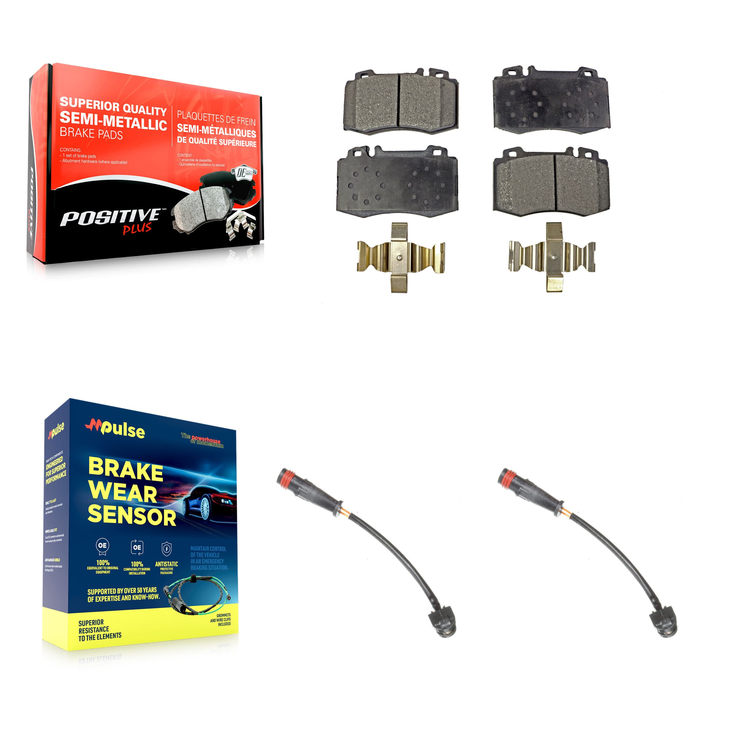 Positive Plus - KPW-100839 - Front Disc Brake Pad Kits image 1