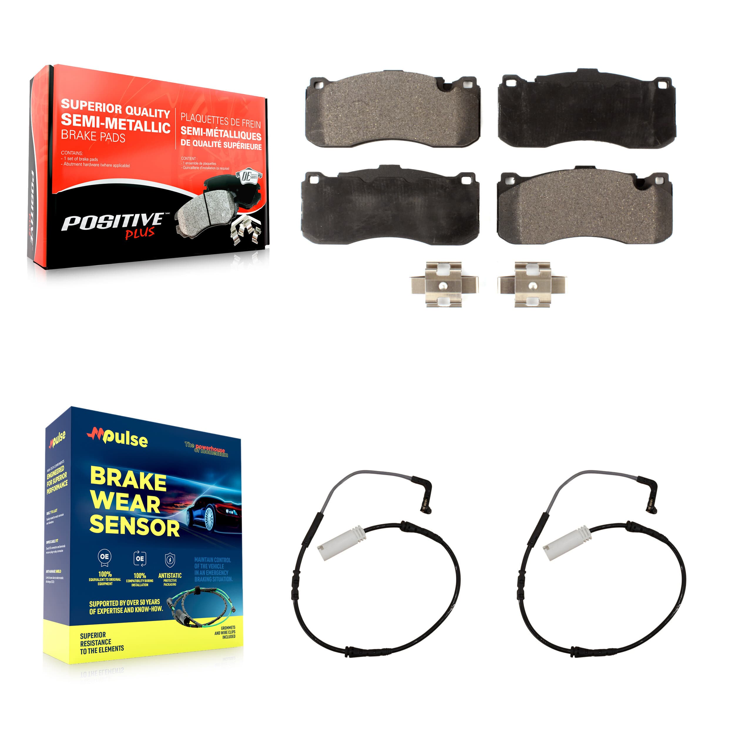 Positive Plus - KPW-100849 - Front Disc Brake Pad Kits image 1