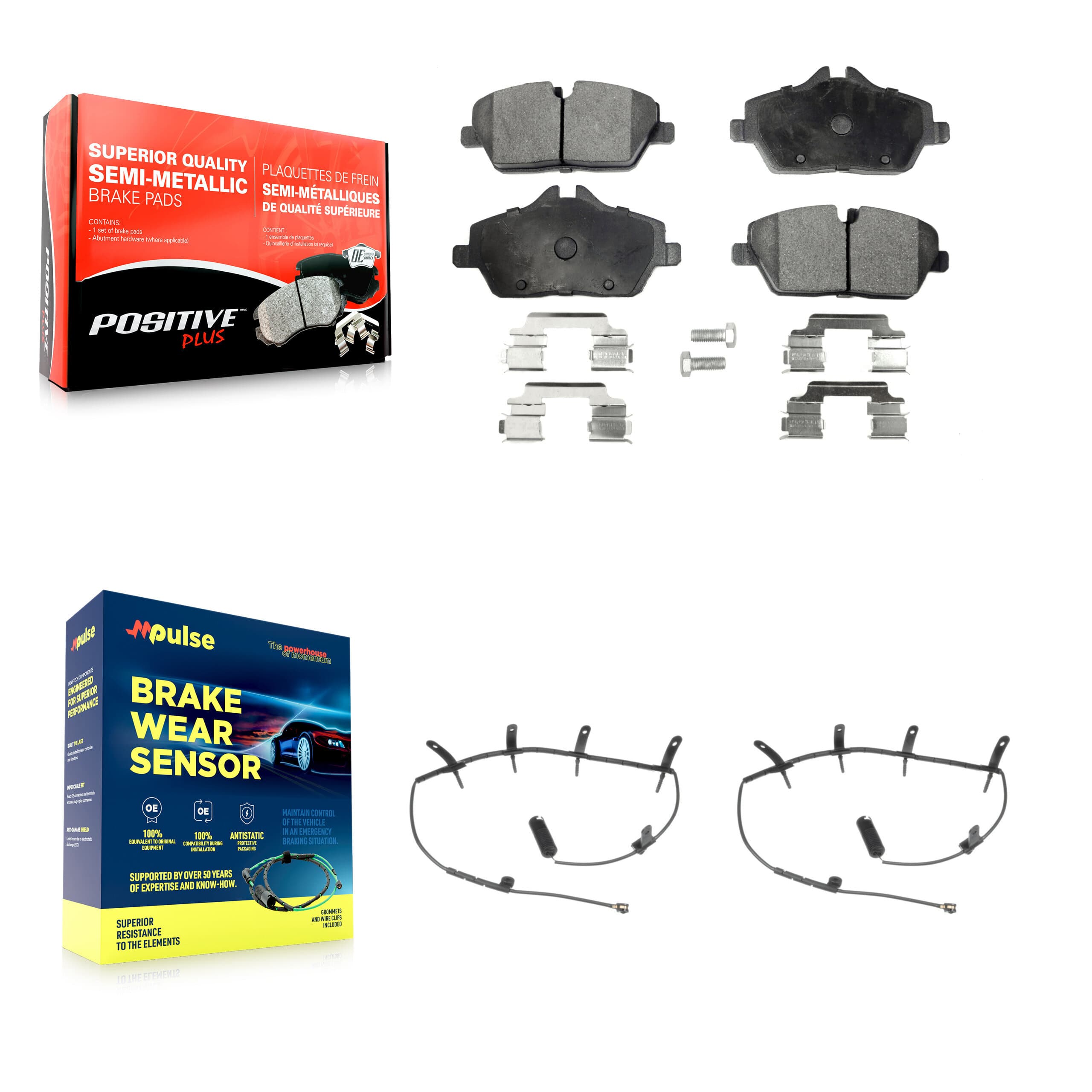 Positive Plus - KPW-100875 - Front Disc Brake Pad Kits image 1