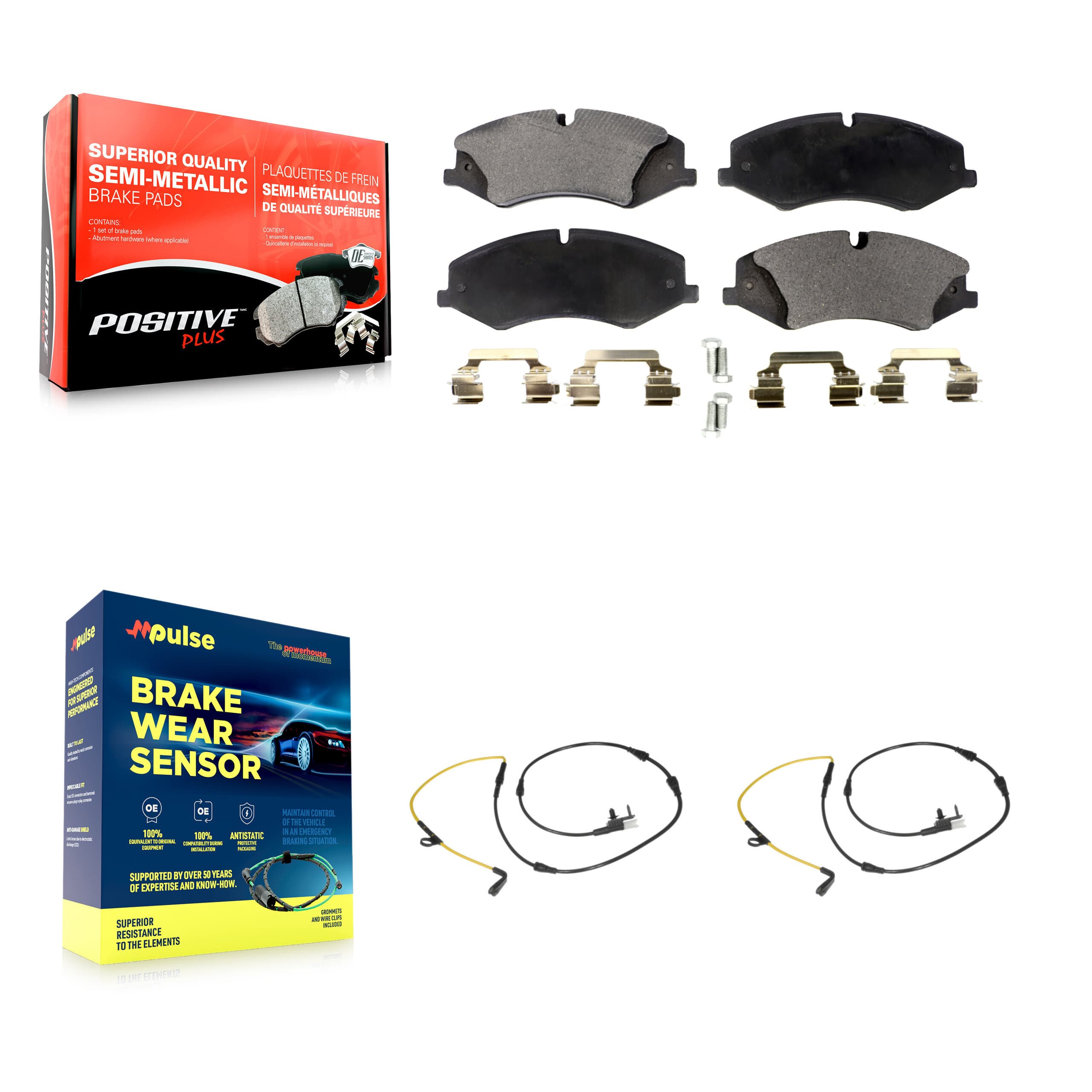 Positive Plus - KPW-100915 - Front Disc Brake Pad Kits image 1