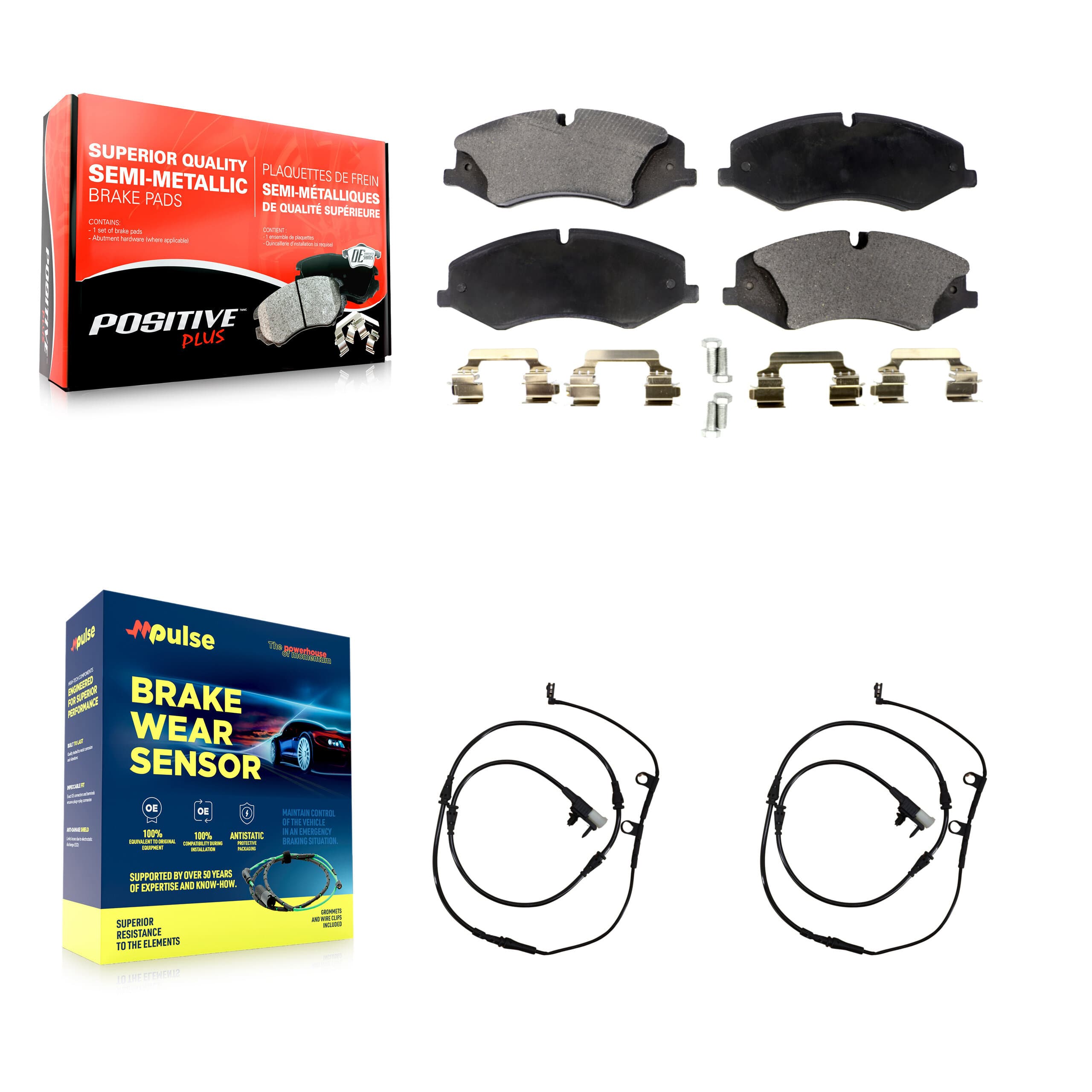 Positive Plus - KPW-100916 - Front Disc Brake Pad Kits image 1