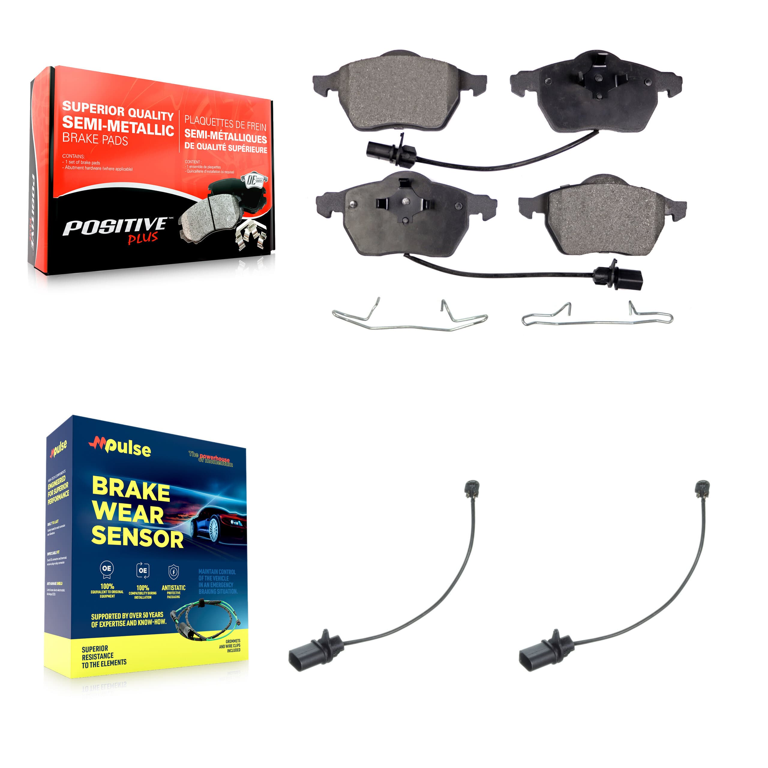 Positive Plus - KPW-100928 - Front Disc Brake Pad Kits image 1
