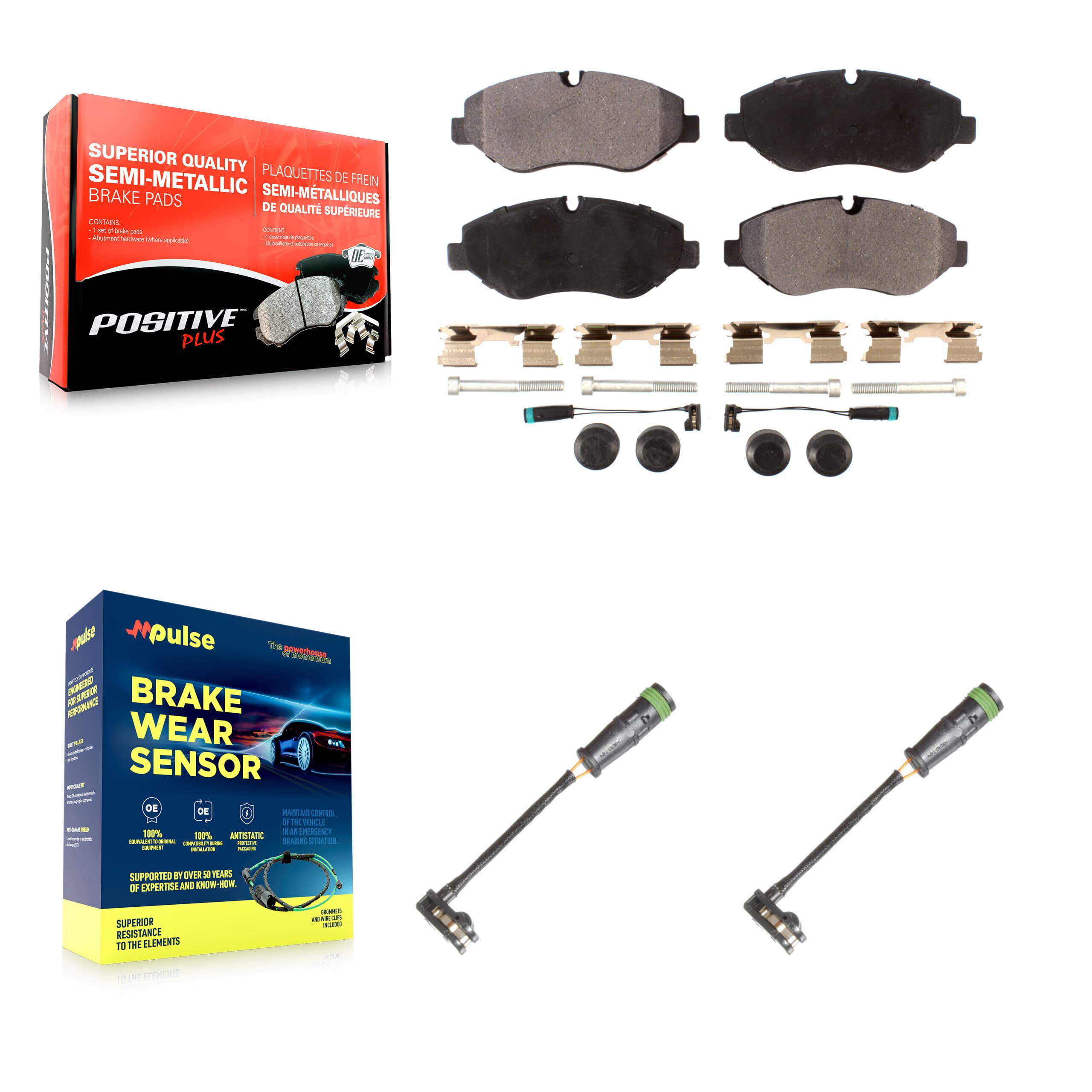 Positive Plus - KPW-100929 - Front Disc Brake Pad Kits image 1