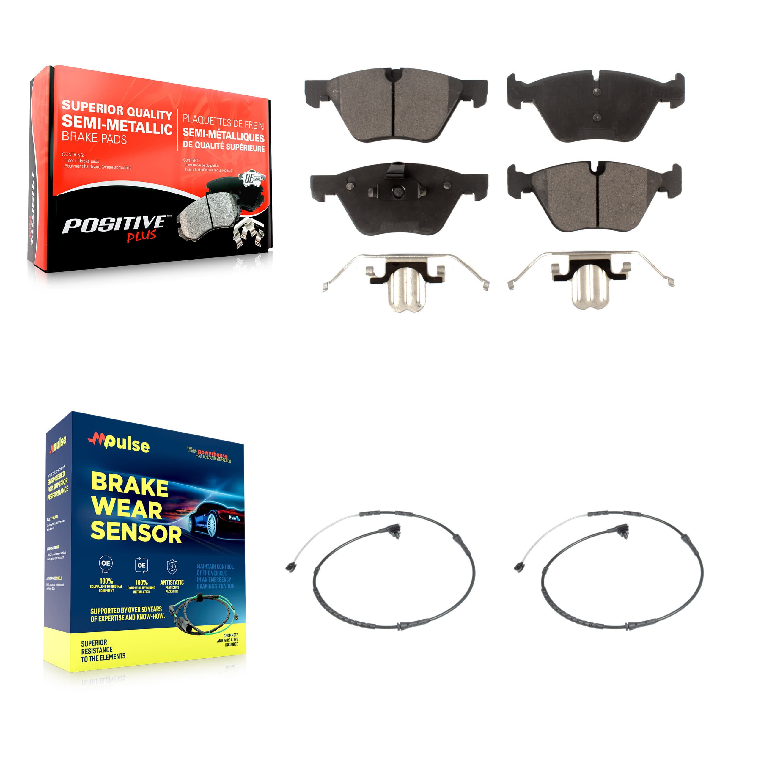 Positive Plus - KPW-100940 - Front Disc Brake Pad Kits image 1