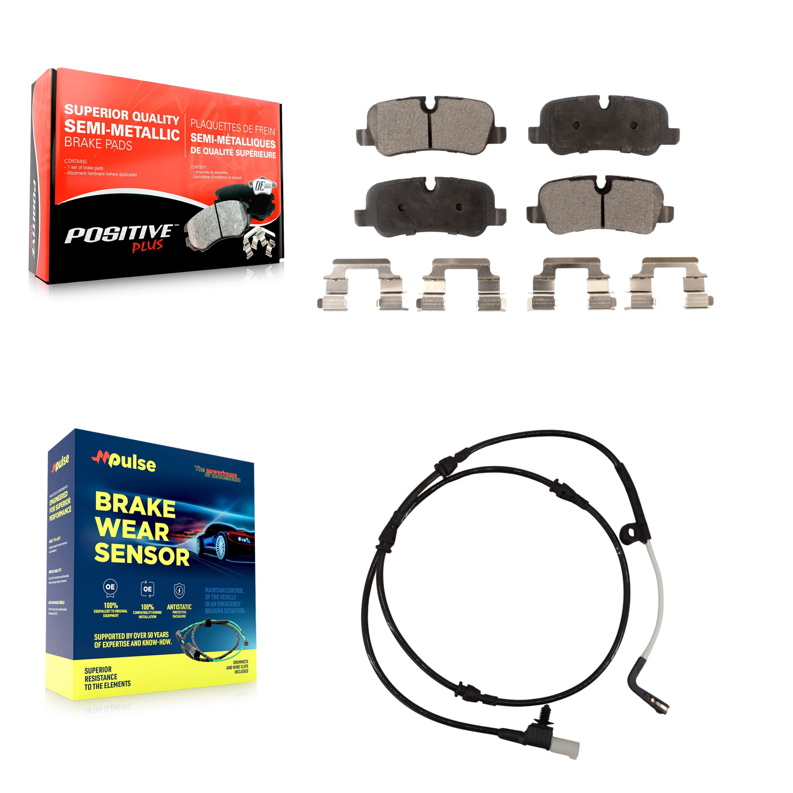 Positive Plus - KPW-101094 - Rear Disc Brake Pad Kits image 1