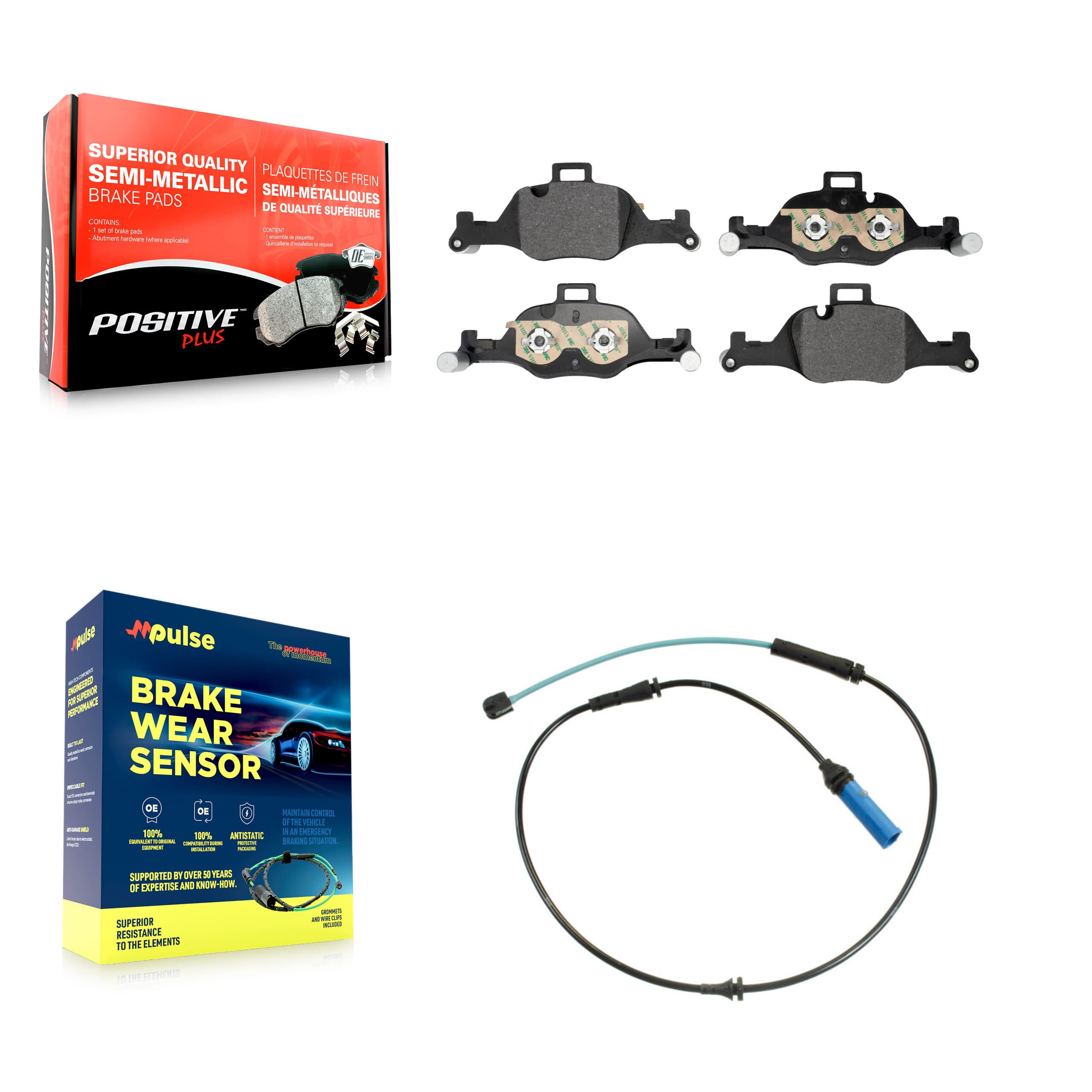 Positive Plus - KPW-101577 - Front Disc Brake Pad Kits image 1