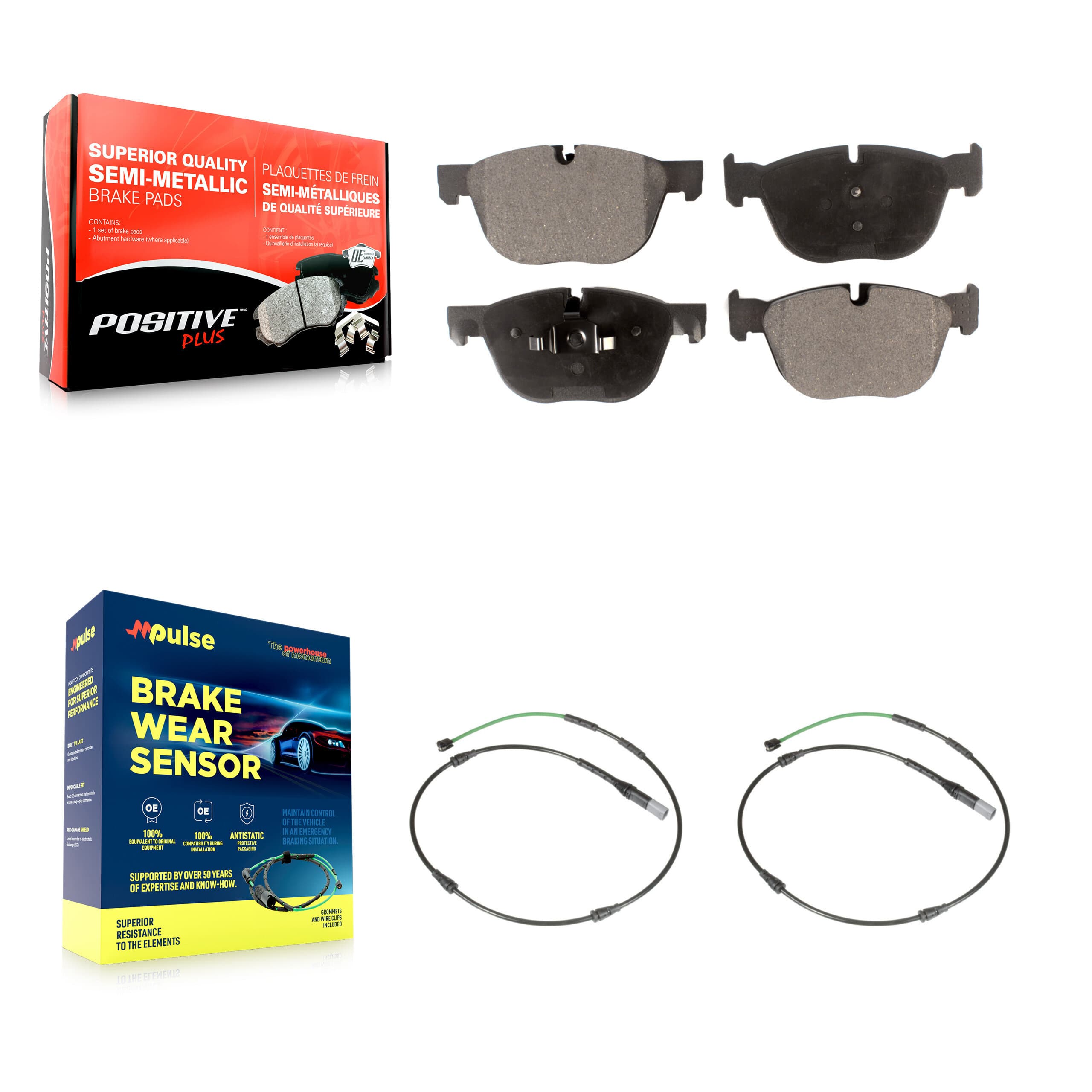 Positive Plus - KPW-101583 - Front Disc Brake Pad Kits image 1