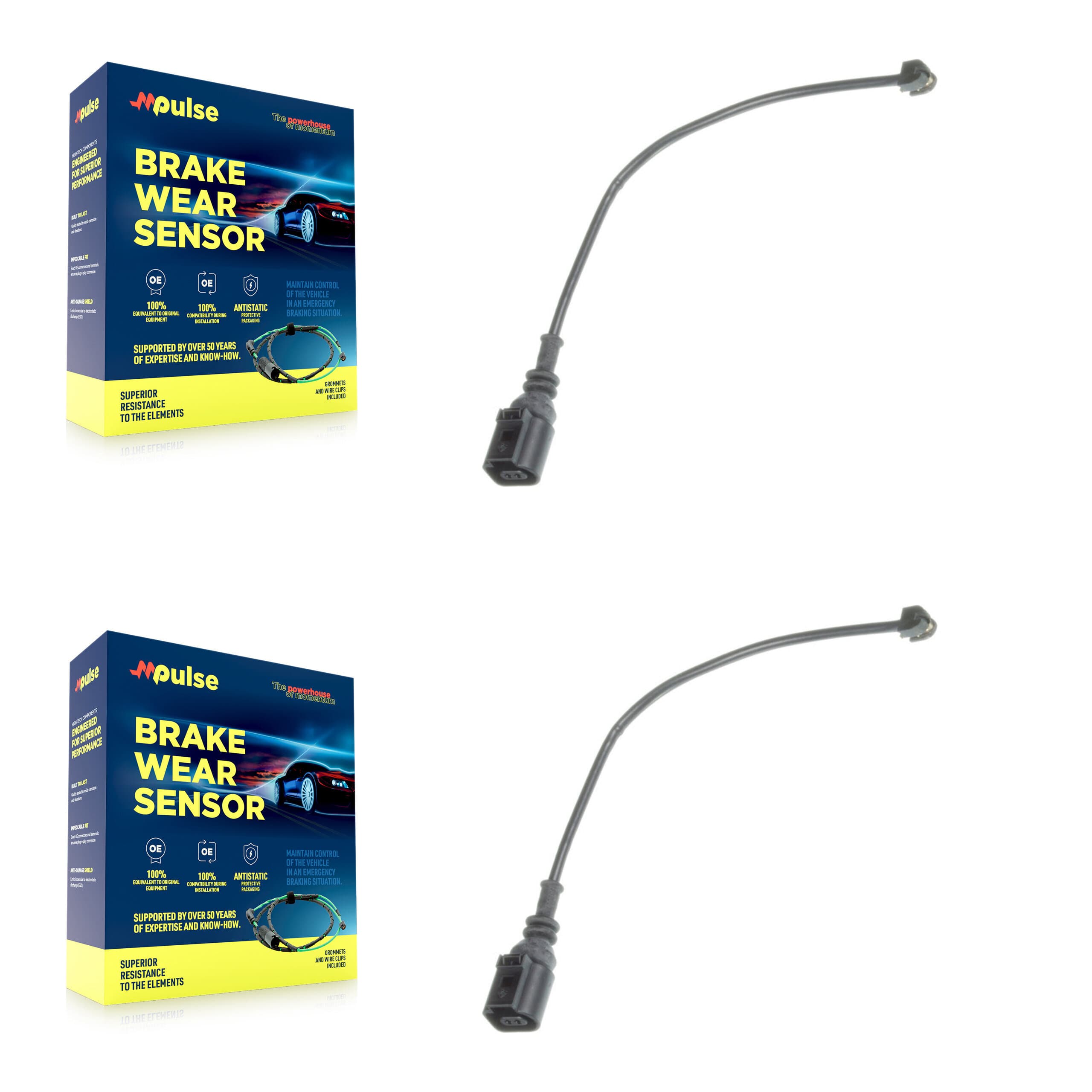Mpulse - KSE-100007 - Front Disc Brake Pad Wear Sensor Kits image 1