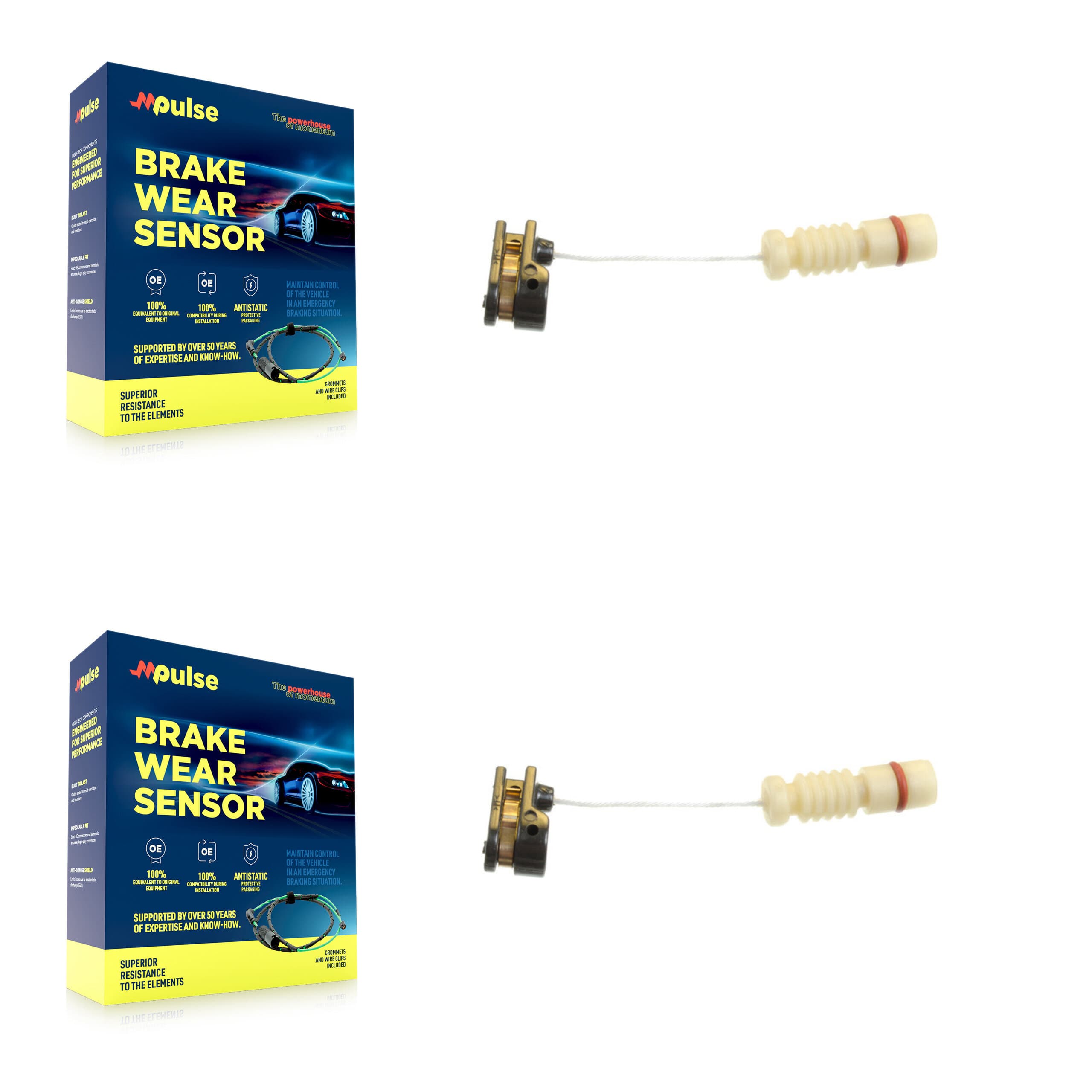Mpulse - KSE-100010 - Front Disc Brake Pad Wear Sensor Kits image 1