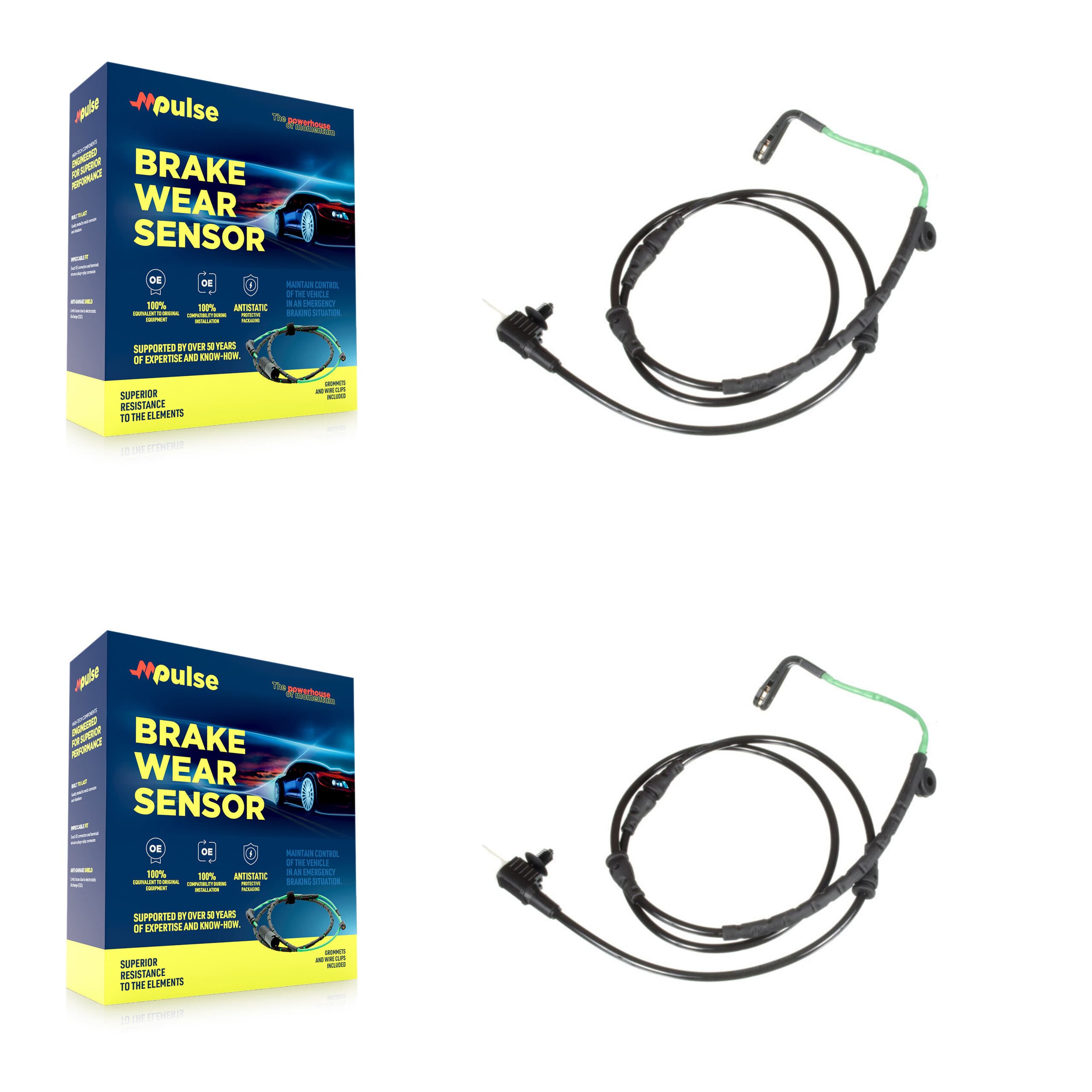 Mpulse - KSE-100018 - Front Disc Brake Pad Wear Sensor Kits image 1