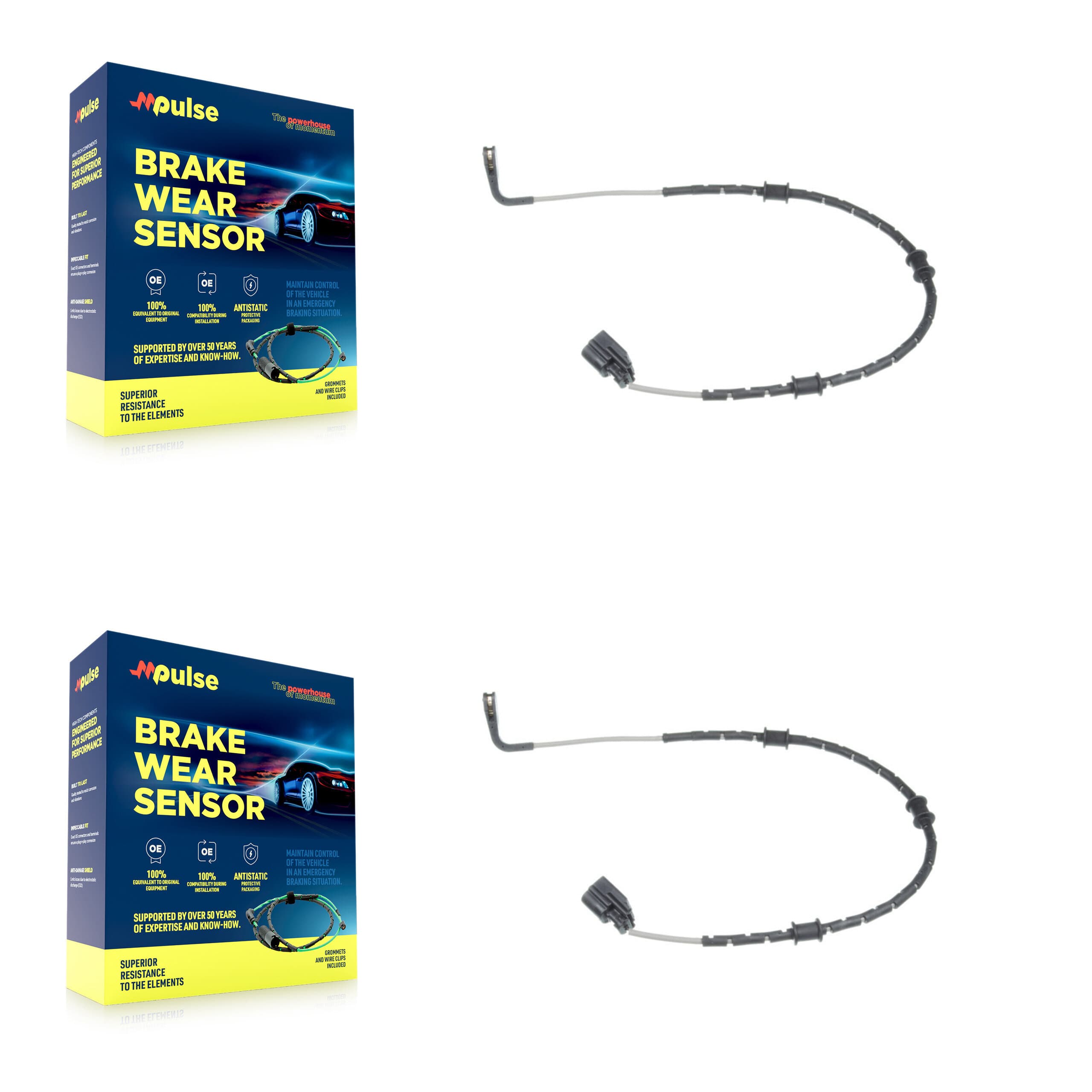 Mpulse - KSE-100019 - Front Disc Brake Pad Wear Sensor Kits image 1