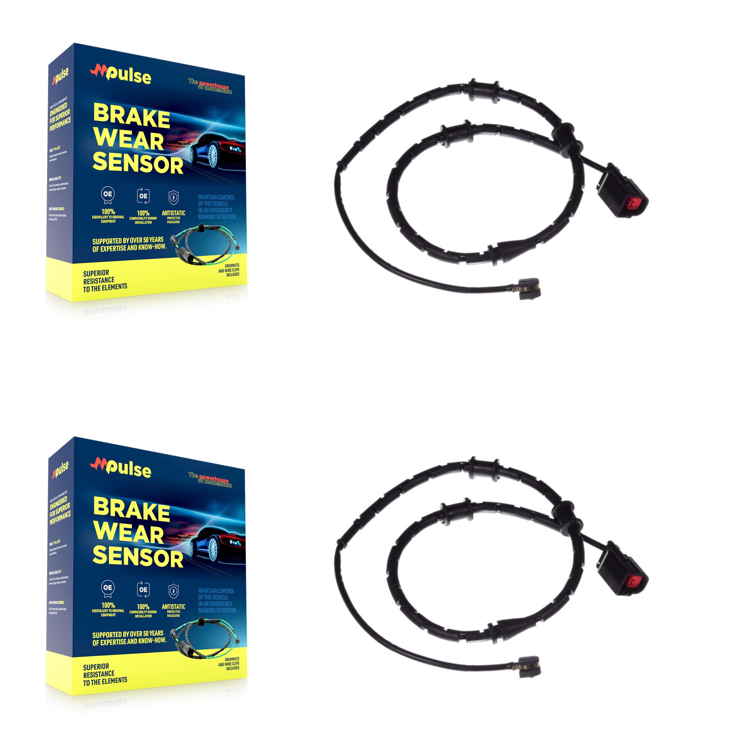 Mpulse - KSE-100021 - Front Disc Brake Pad Wear Sensor Kits image 1