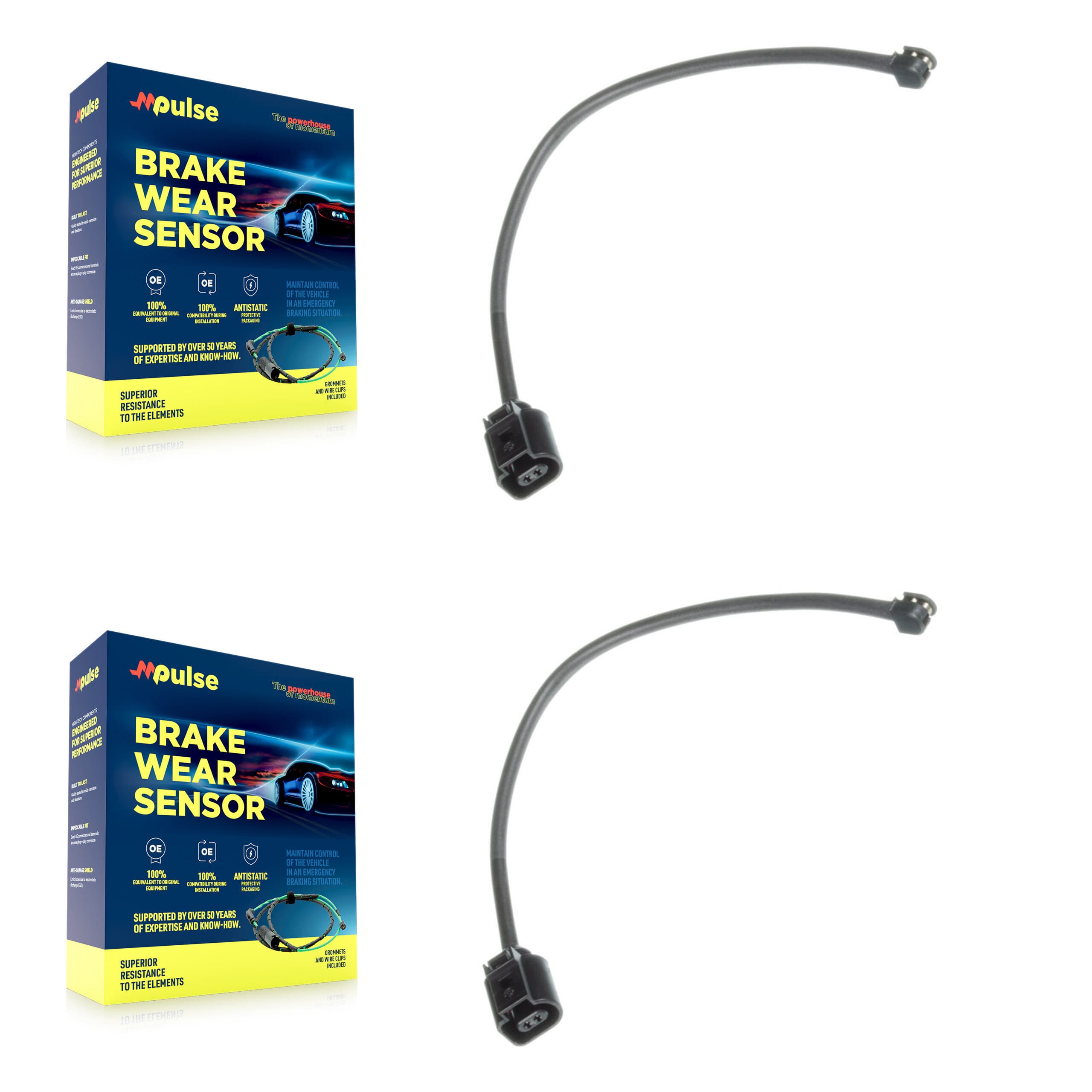 Mpulse - KSE-100029 - Front Disc Brake Pad Wear Sensor Kits image 1