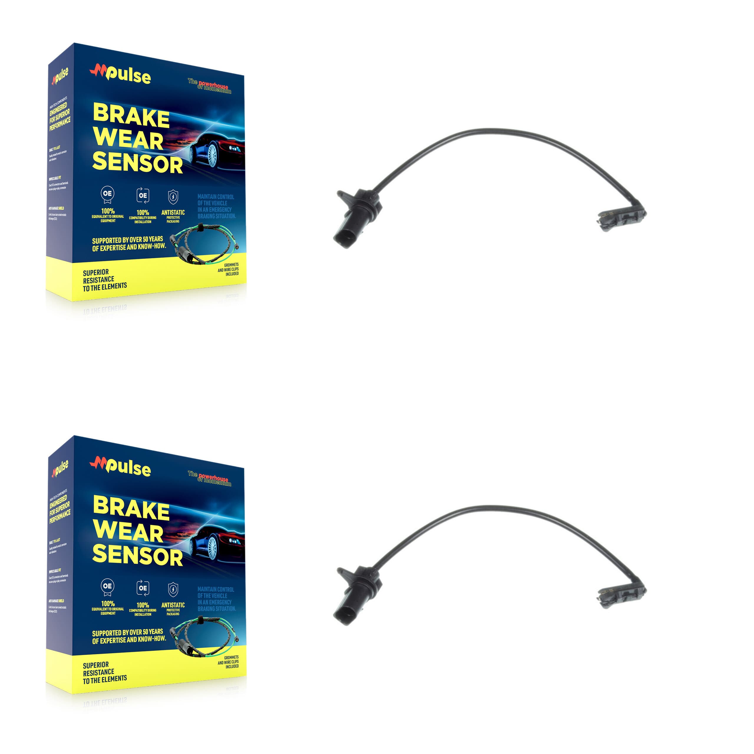 Mpulse - KSE-100035 - Front Disc Brake Pad Wear Sensor Kits image 1