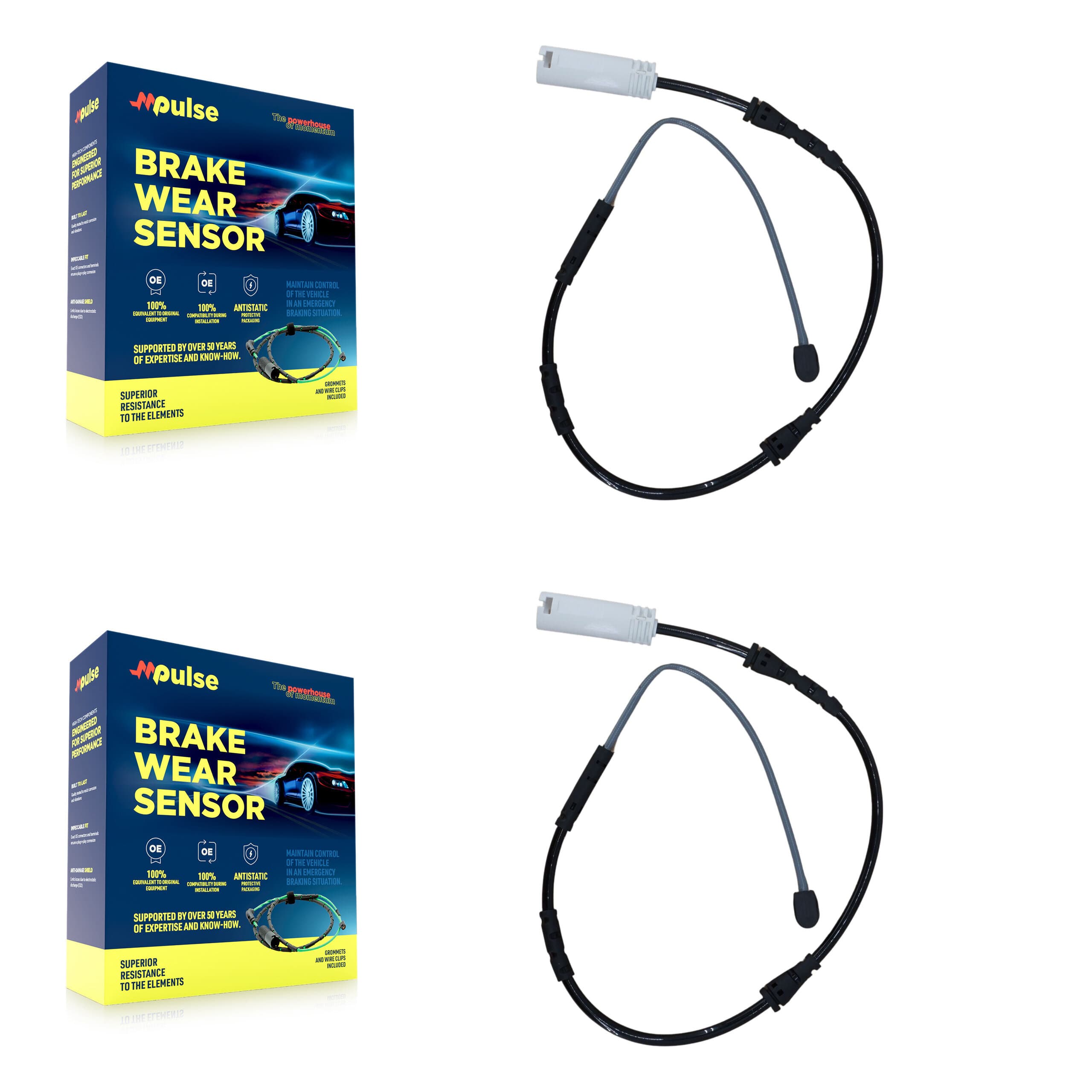 Mpulse - KSE-100038 - Front Disc Brake Pad Wear Sensor Kits image 1