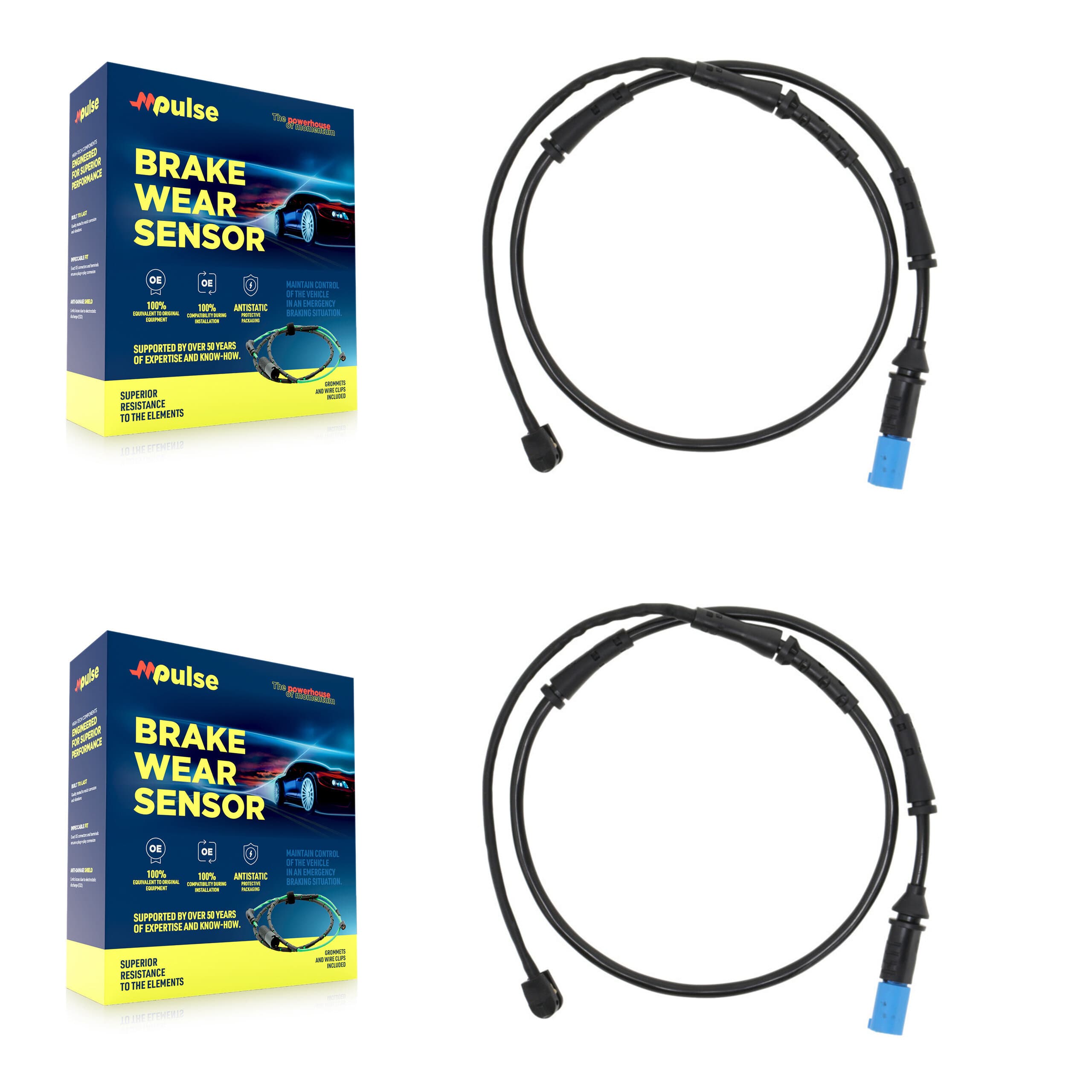 Mpulse - KSE-100048 - Front Disc Brake Pad Wear Sensor Kits image 1