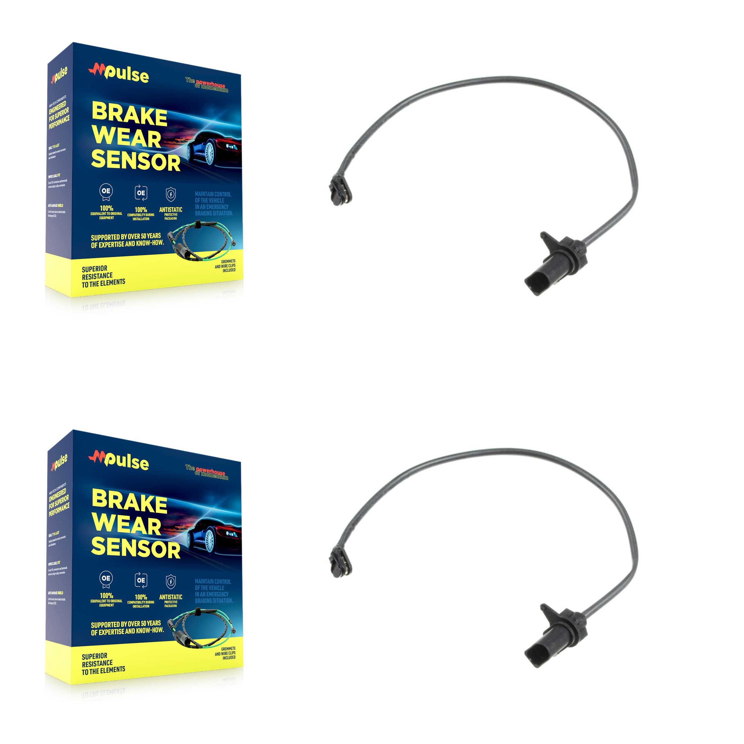 Mpulse - KSE-100049 - Front Disc Brake Pad Wear Sensor Kits image 1