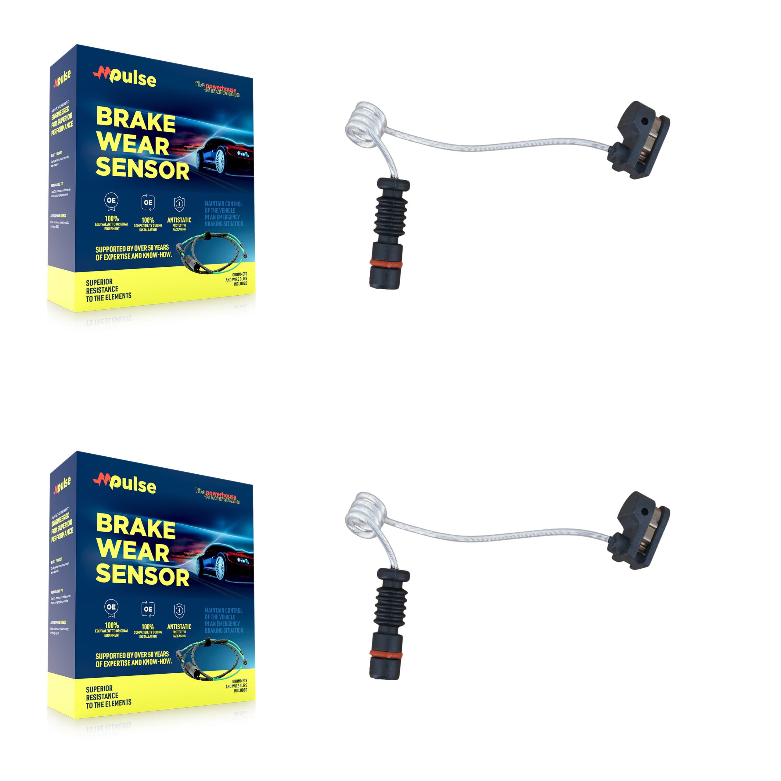 Mpulse - KSE-100054 - Front Disc Brake Pad Wear Sensor Kits image 1