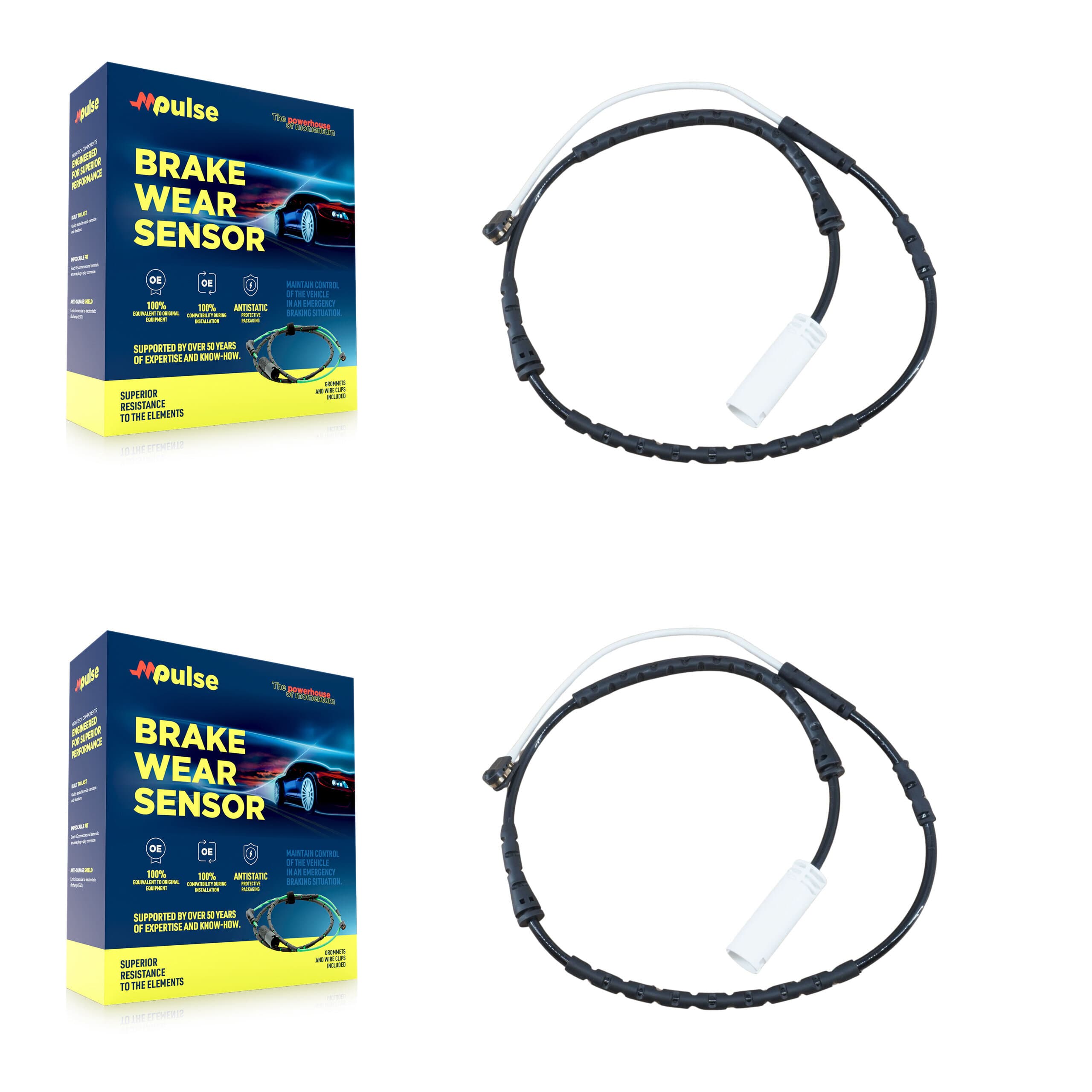 Mpulse - KSE-100057 - Front Disc Brake Pad Wear Sensor Kits image 1
