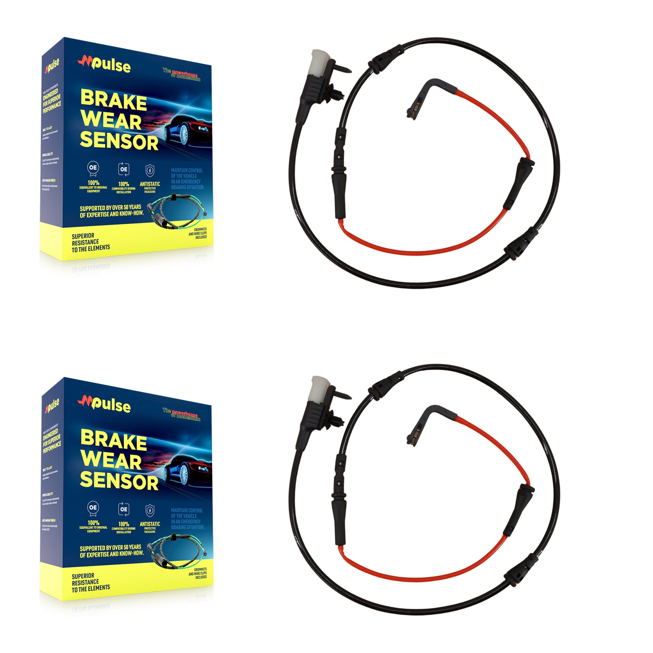 Mpulse - KSE-100060 - Front Disc Brake Pad Wear Sensor Kits image 1
