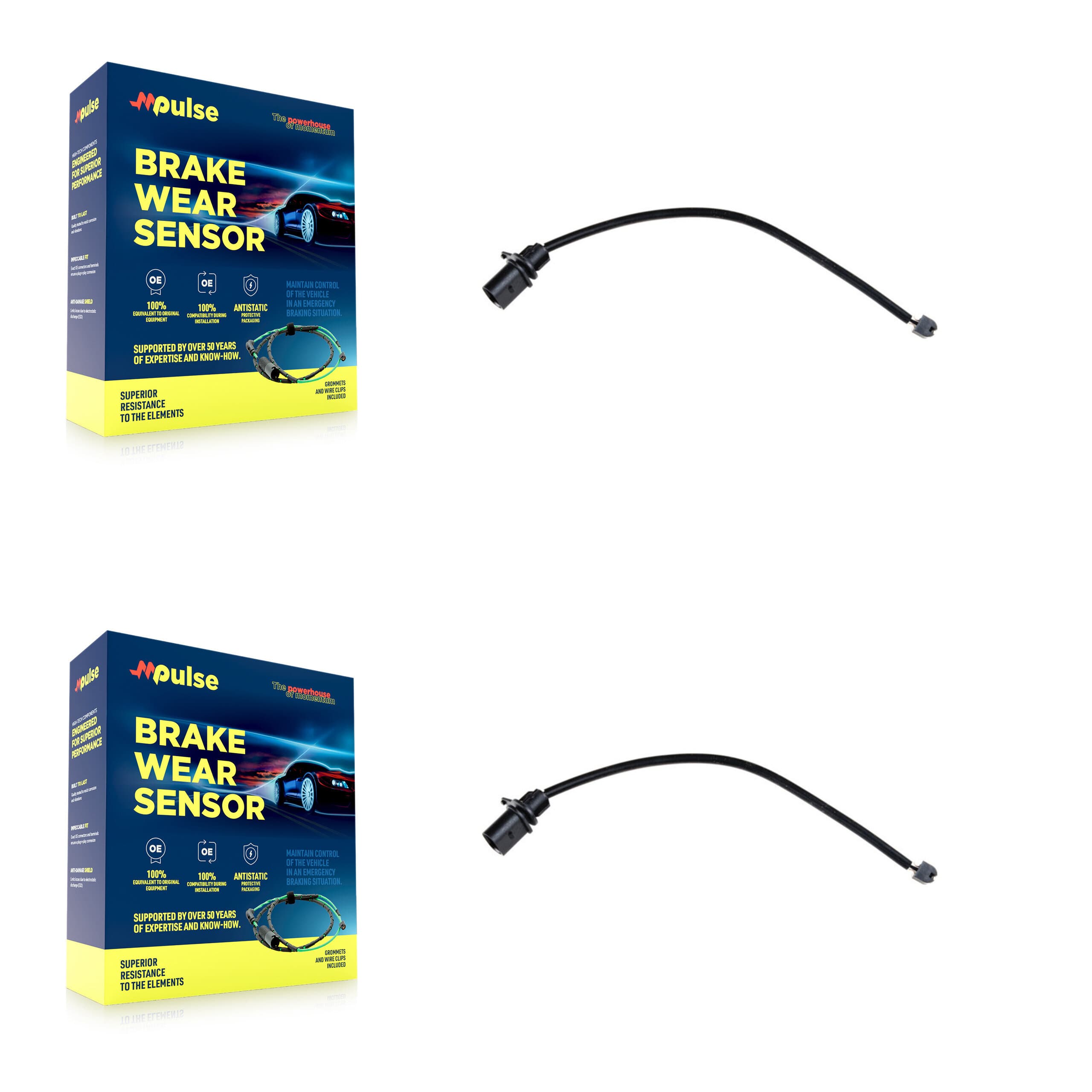 Mpulse - KSE-100067 - Front Disc Brake Pad Wear Sensor Kits image 1