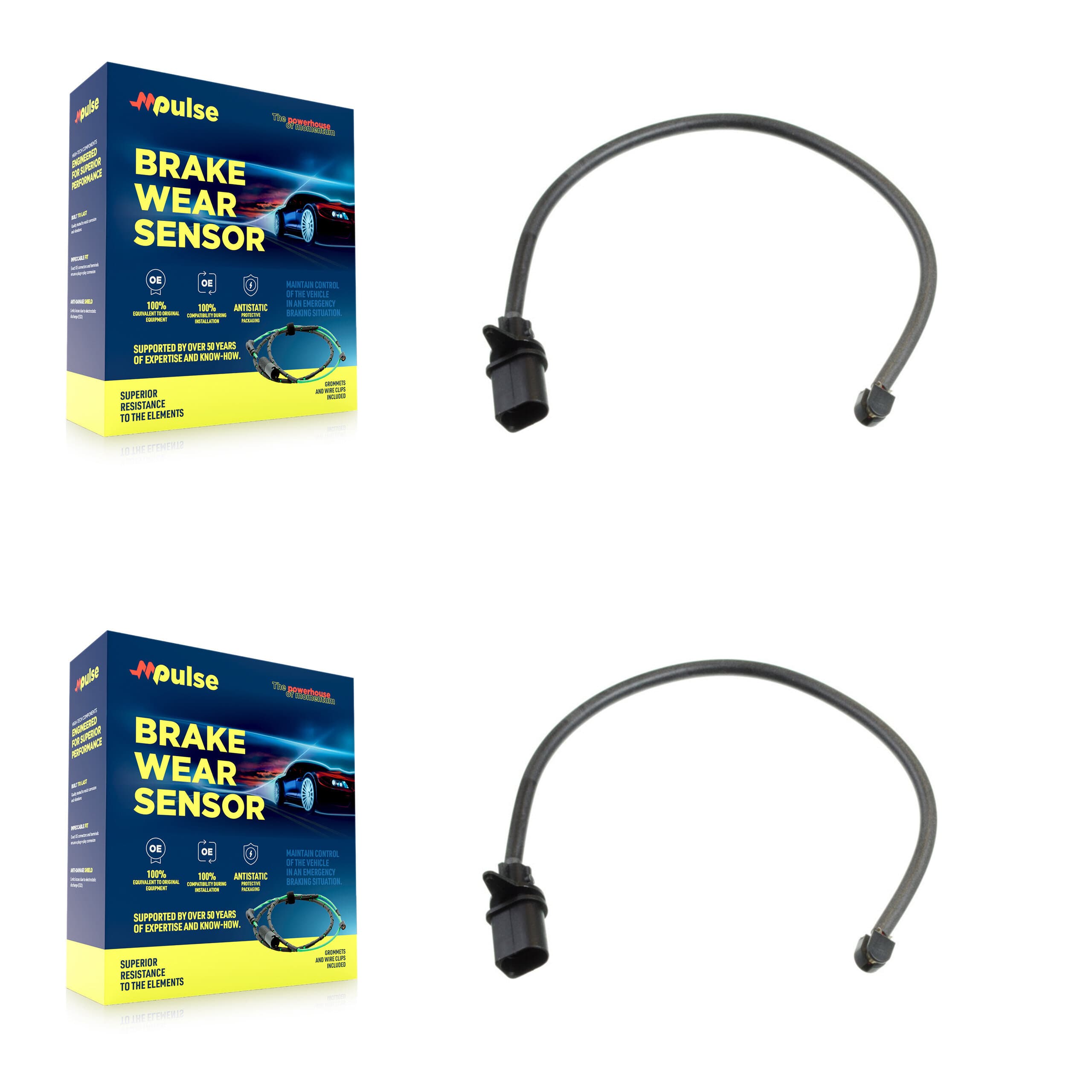 Mpulse - KSE-100070 - Front Disc Brake Pad Wear Sensor Kits image 1