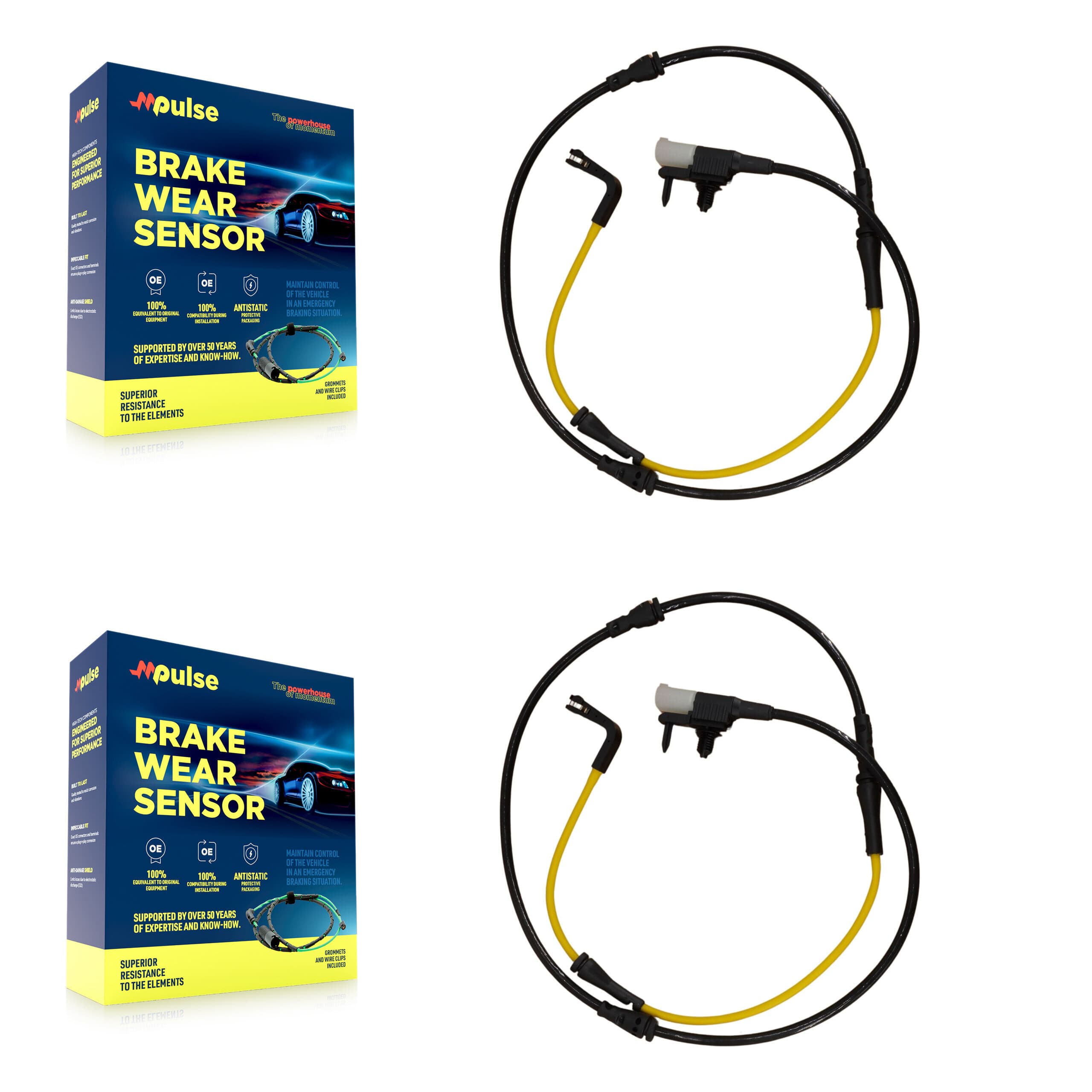 Mpulse - KSE-100073 - Front Disc Brake Pad Wear Sensor Kits image 1