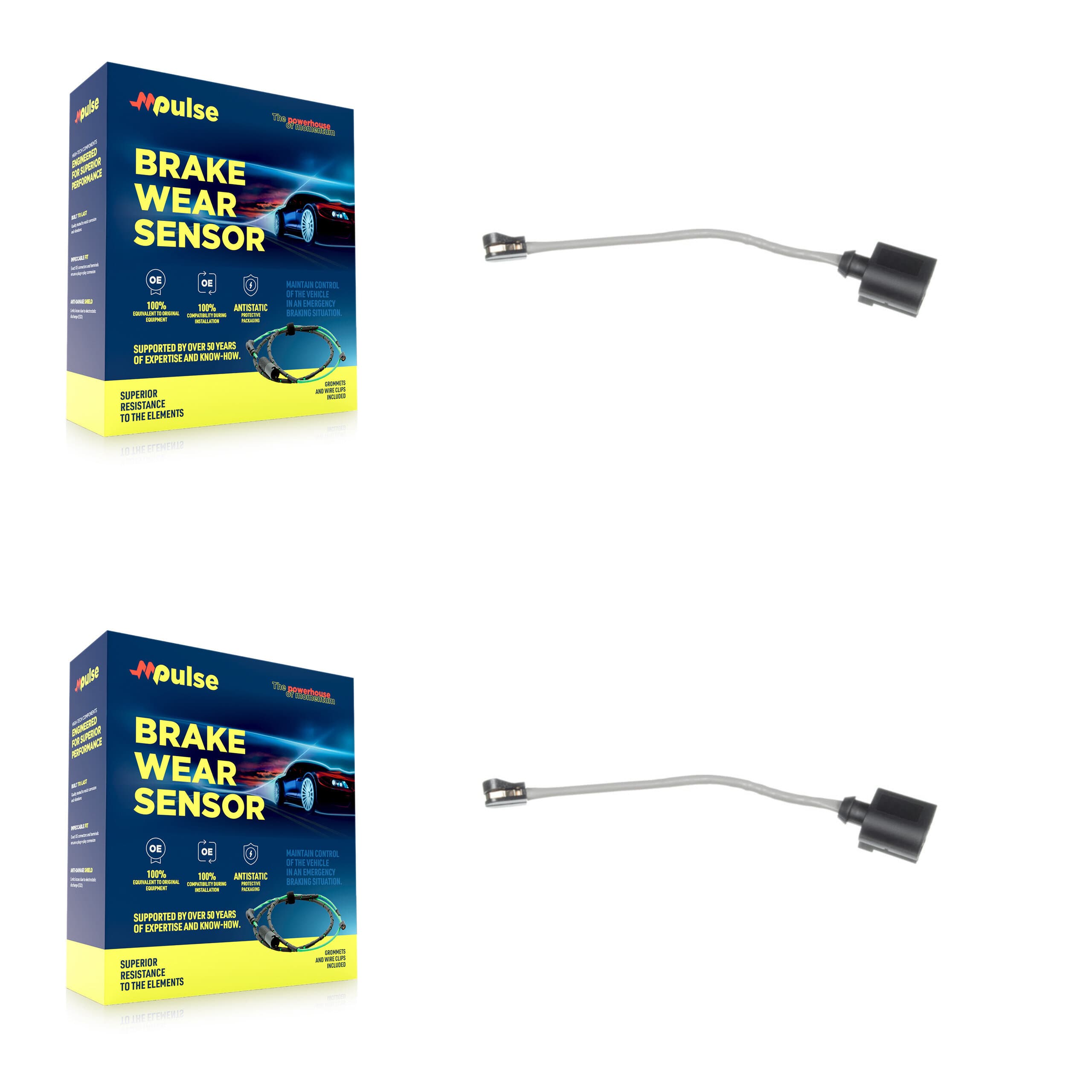 Mpulse - KSE-100074 - Front Disc Brake Pad Wear Sensor Kits image 1