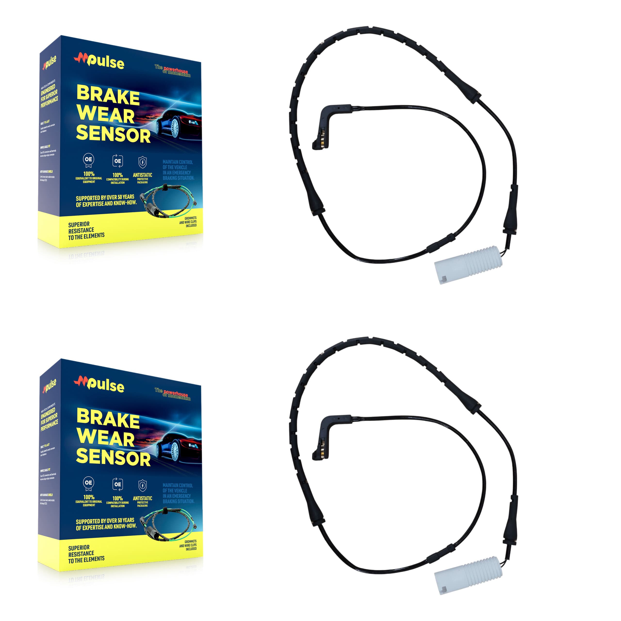 Mpulse - KSE-100077 - Front Disc Brake Pad Wear Sensor Kits image 1