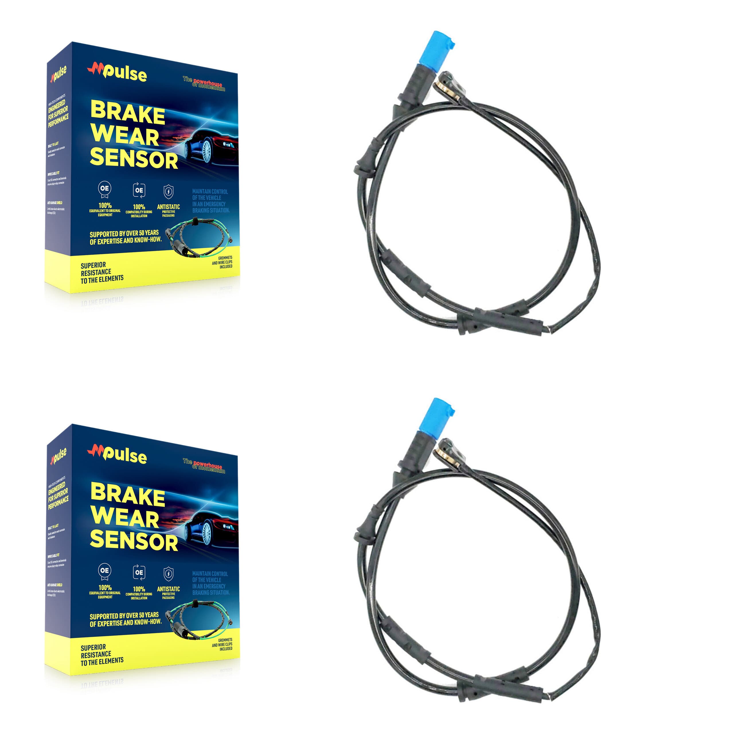 Mpulse - KSE-100090 - Front Disc Brake Pad Wear Sensor Kits image 1