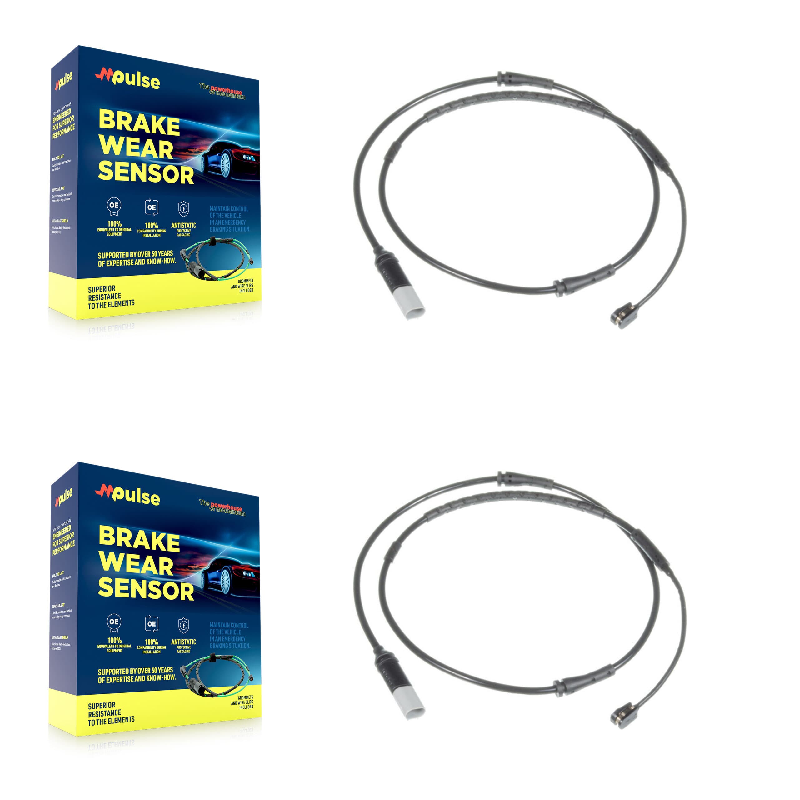 Mpulse - KSE-100092 - Front Disc Brake Pad Wear Sensor Kits image 1