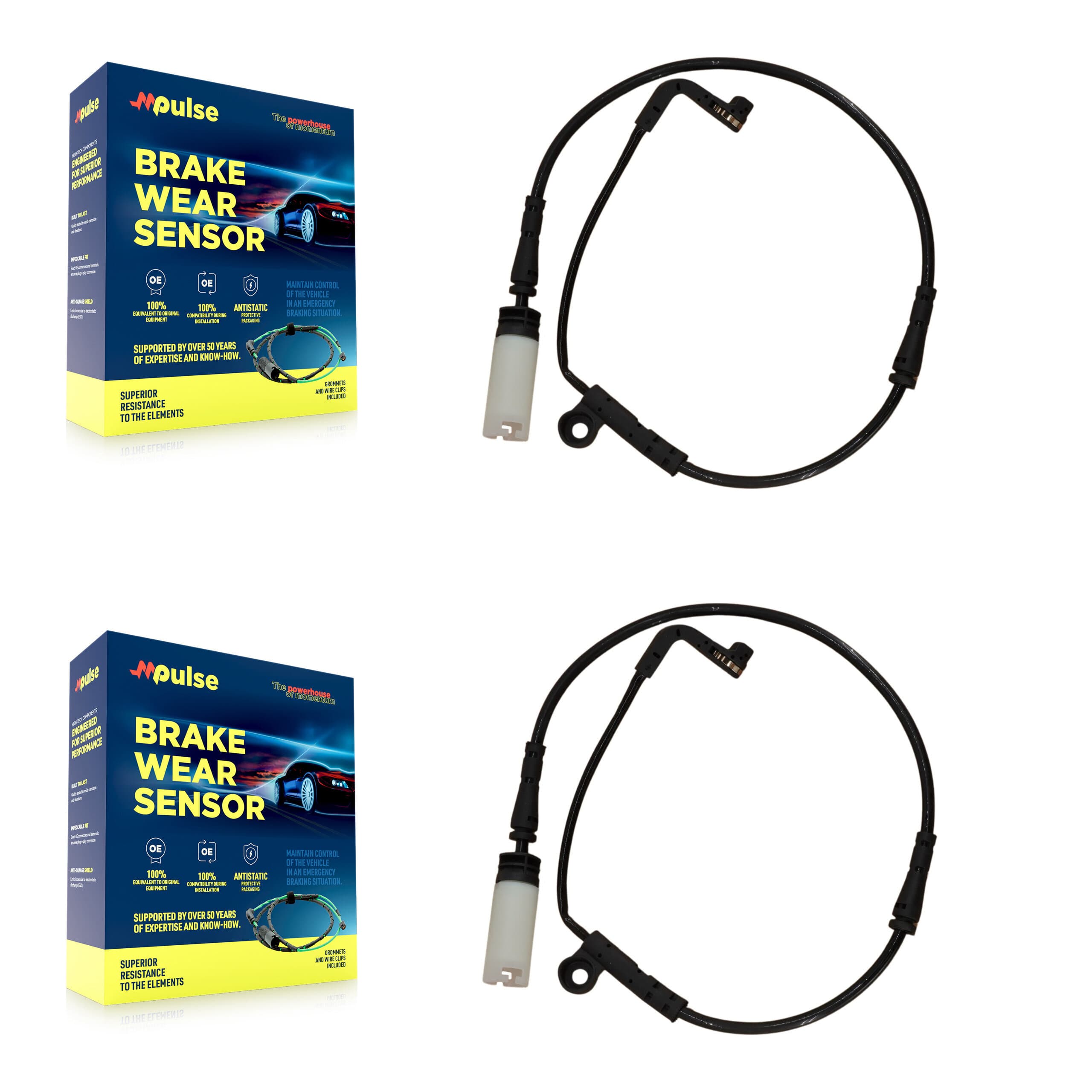 Mpulse - KSE-100108 - Front Disc Brake Pad Wear Sensor Kits image 1
