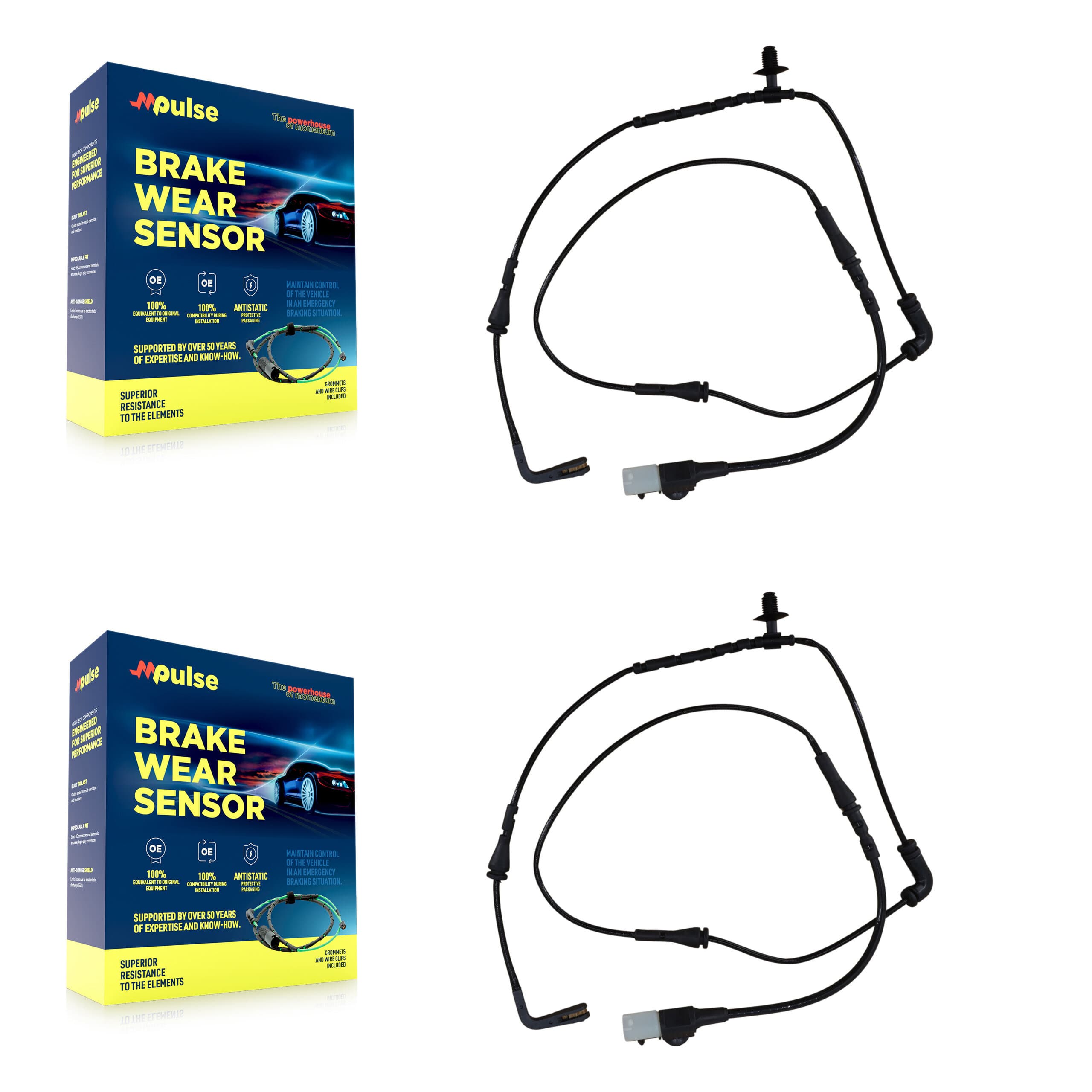 Mpulse - KSE-100257 - Rear Disc Brake Pad Wear Sensor Kits image 1
