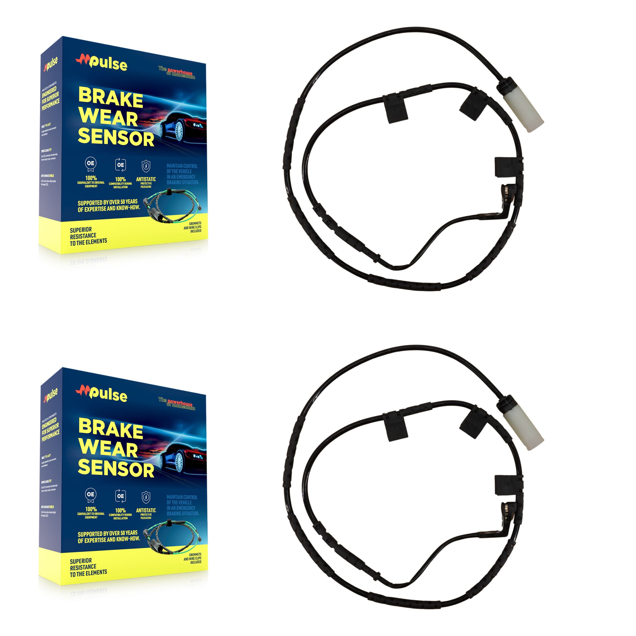 Mpulse - KSE-100259 - Rear Disc Brake Pad Wear Sensor Kits image 1