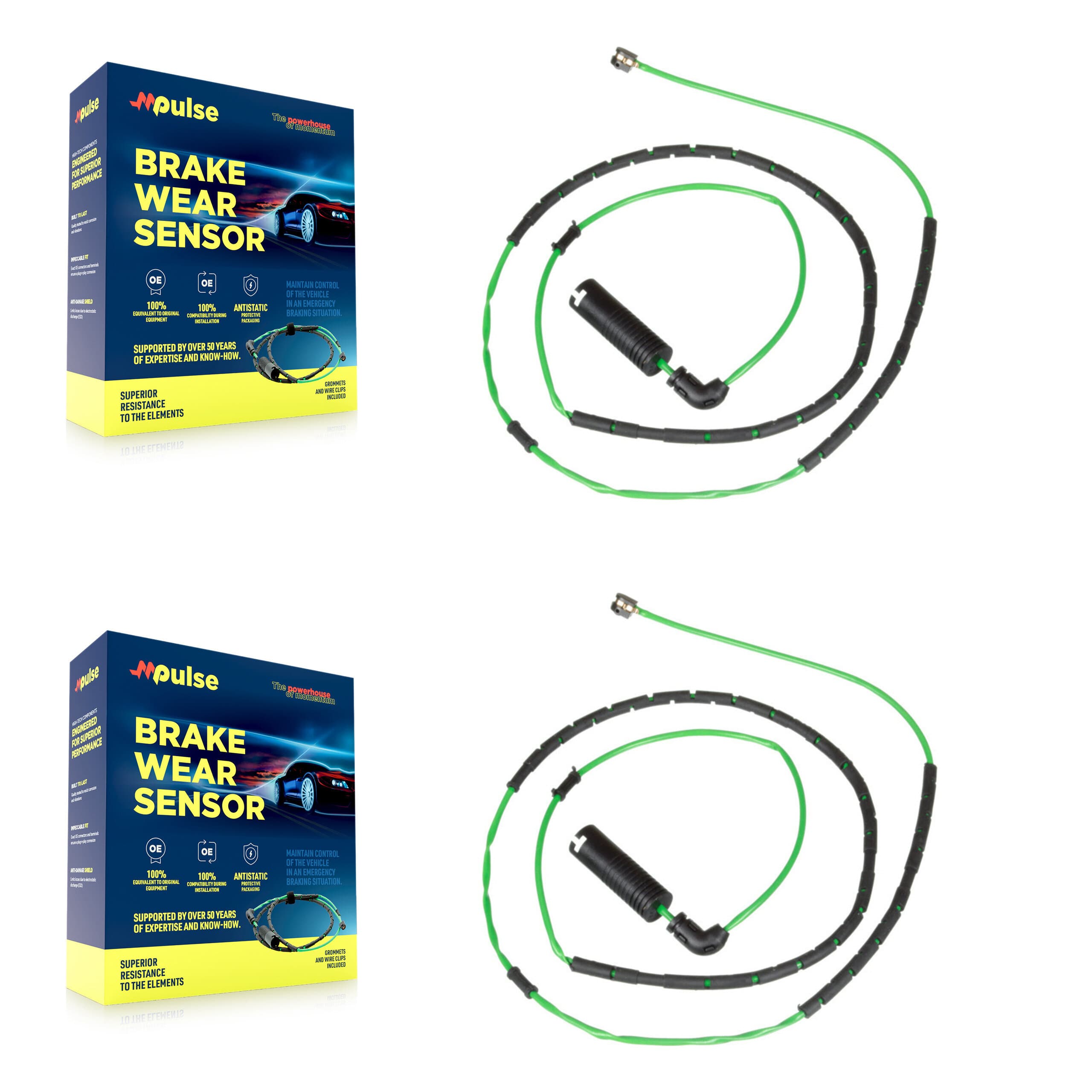Mpulse - KSE-100263 - Rear Disc Brake Pad Wear Sensor Kits image 1