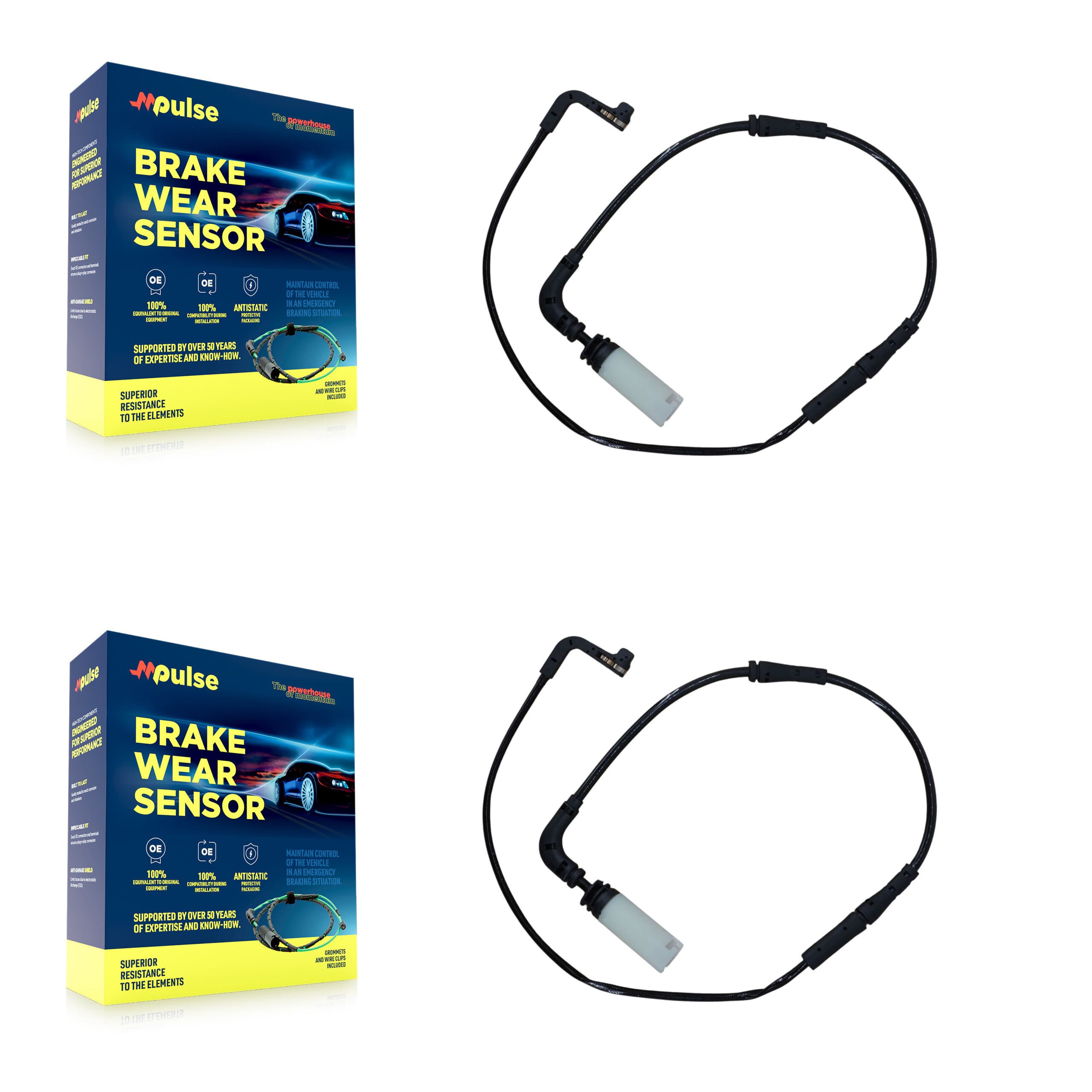 Mpulse - KSE-100273 - Rear Disc Brake Pad Wear Sensor Kits image 1