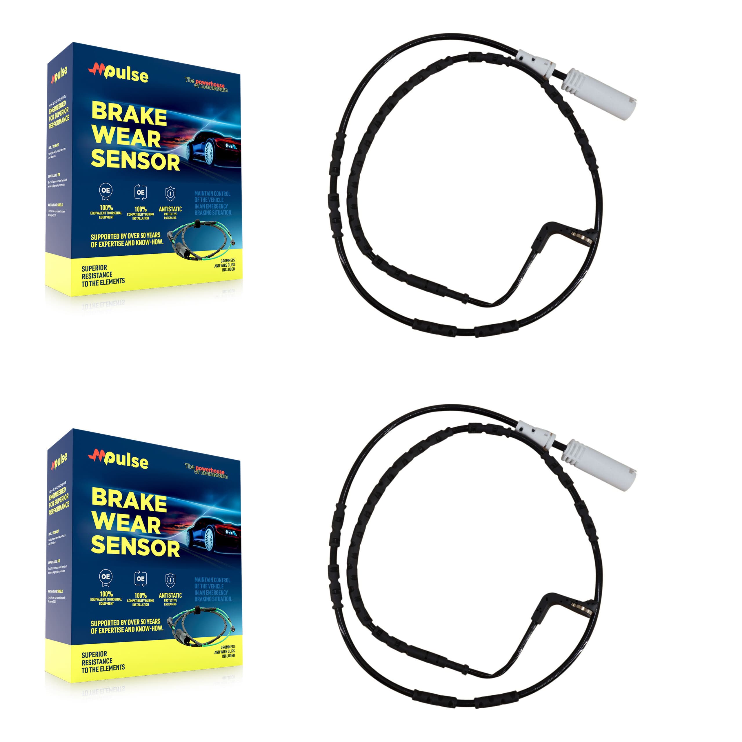 Mpulse - KSE-100279 - Rear Disc Brake Pad Wear Sensor Kits image 1