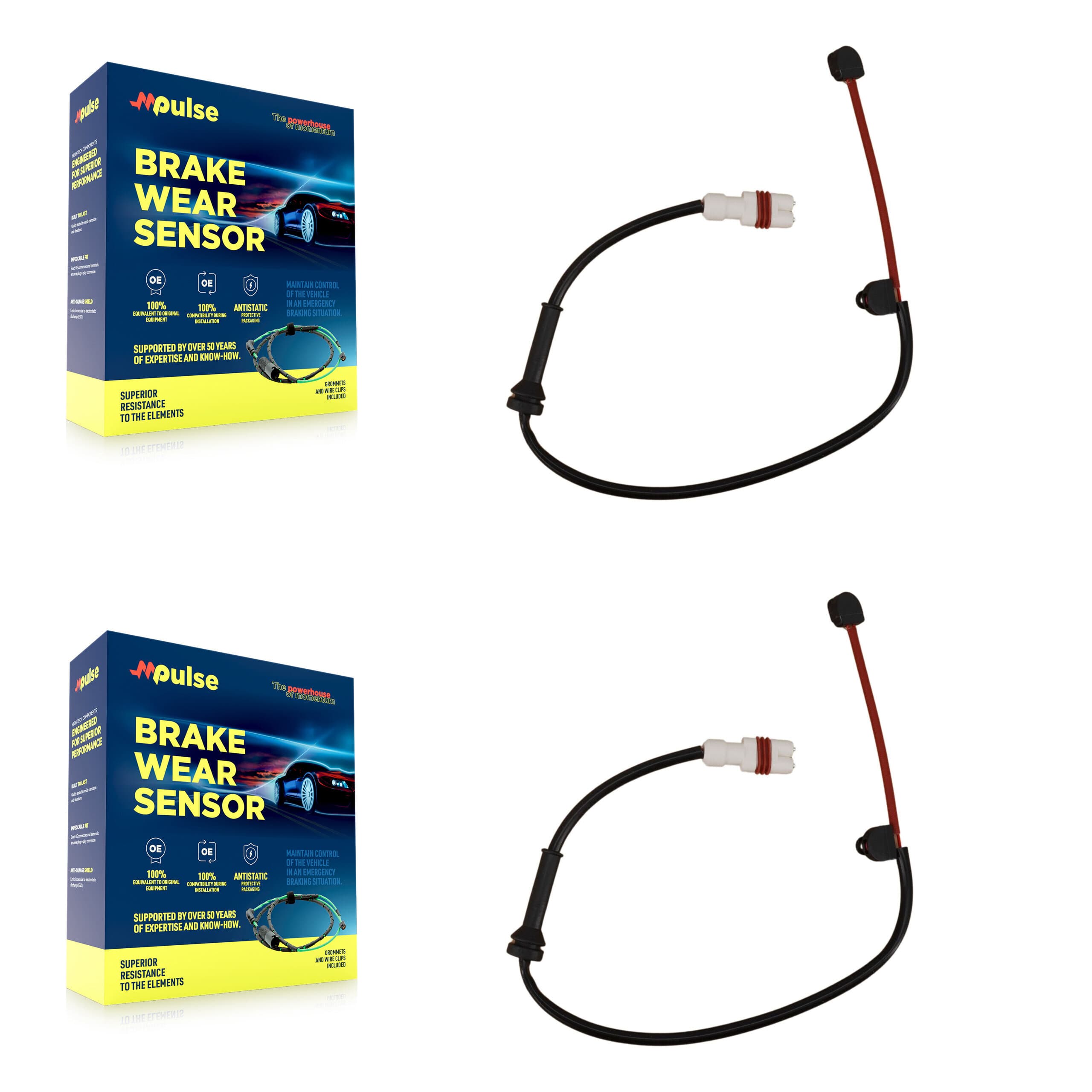 Mpulse - KSE-100283 - Rear Disc Brake Pad Wear Sensor Kits image 1