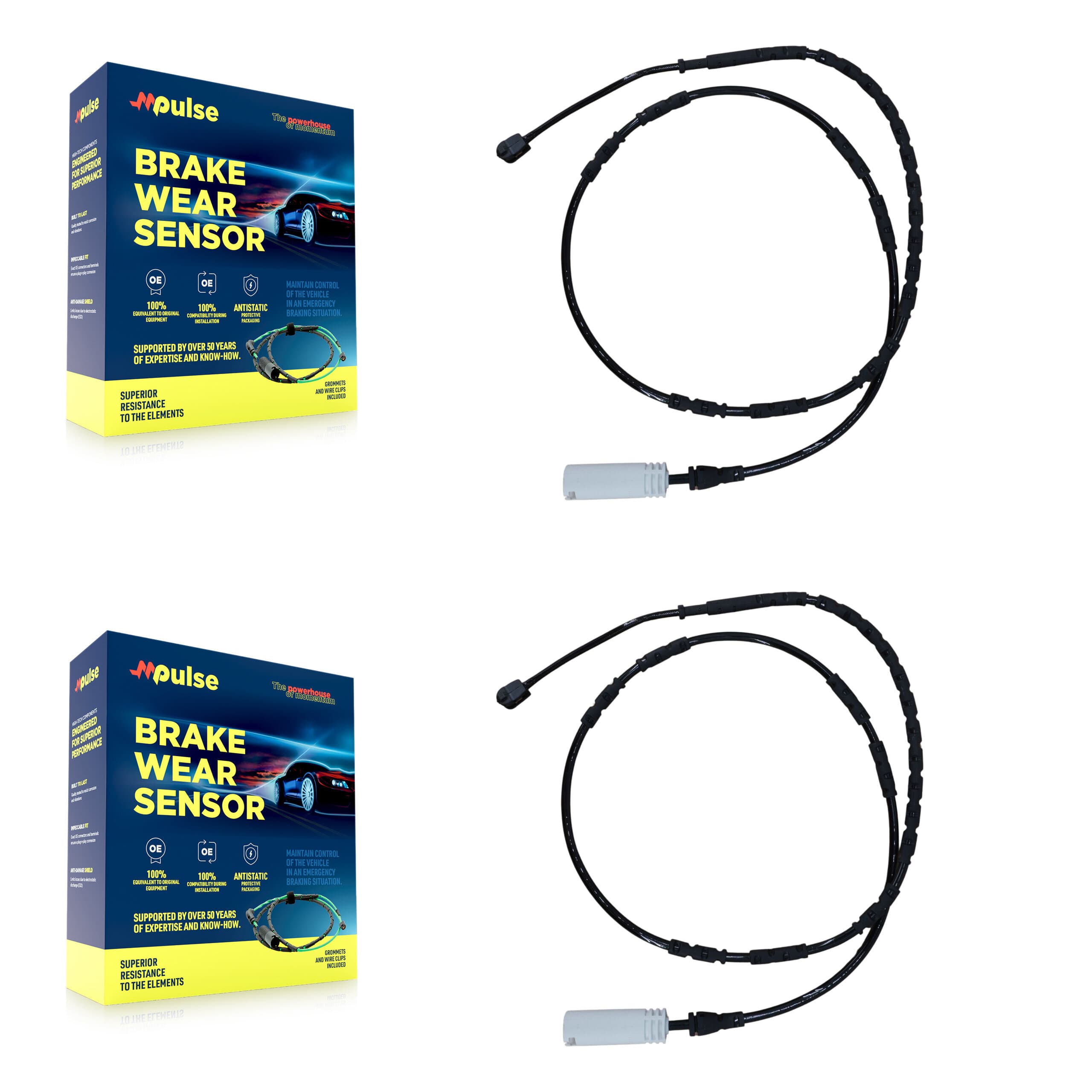 Mpulse - KSE-100288 - Rear Disc Brake Pad Wear Sensor Kits image 1