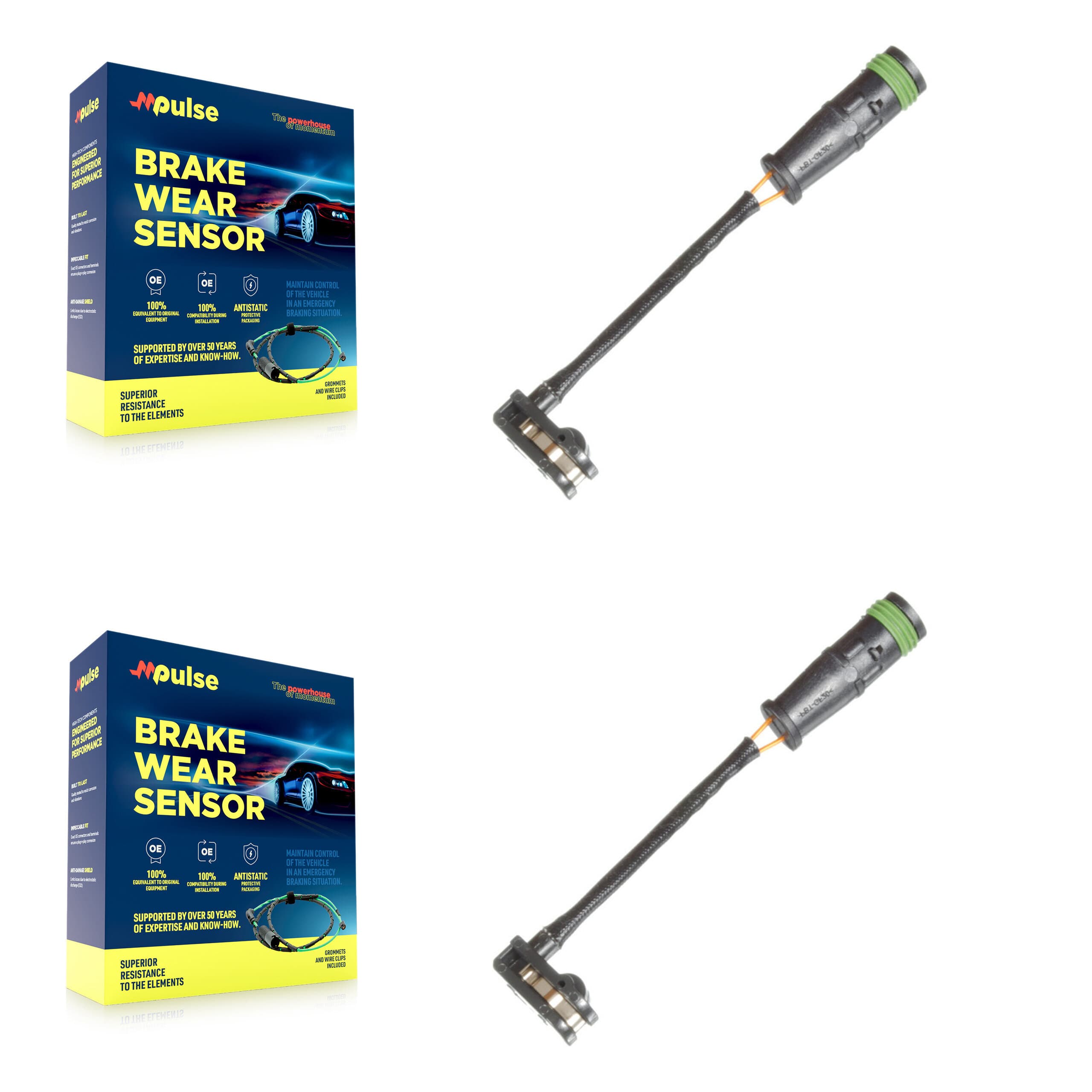 Mpulse - KSE-100291 - Rear Disc Brake Pad Wear Sensor Kits image 1