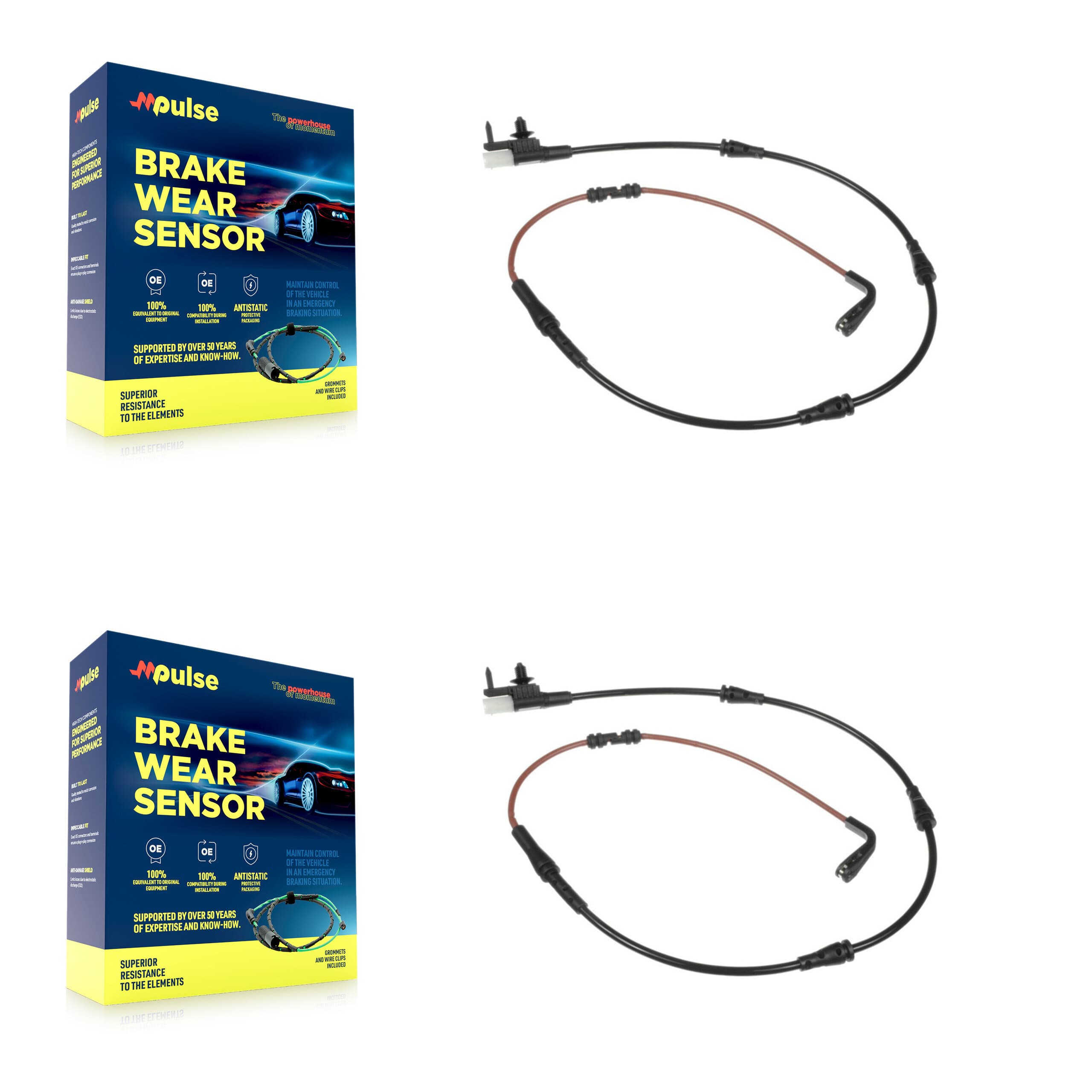 Mpulse - KSE-100298 - Rear Disc Brake Pad Wear Sensor Kits image 1