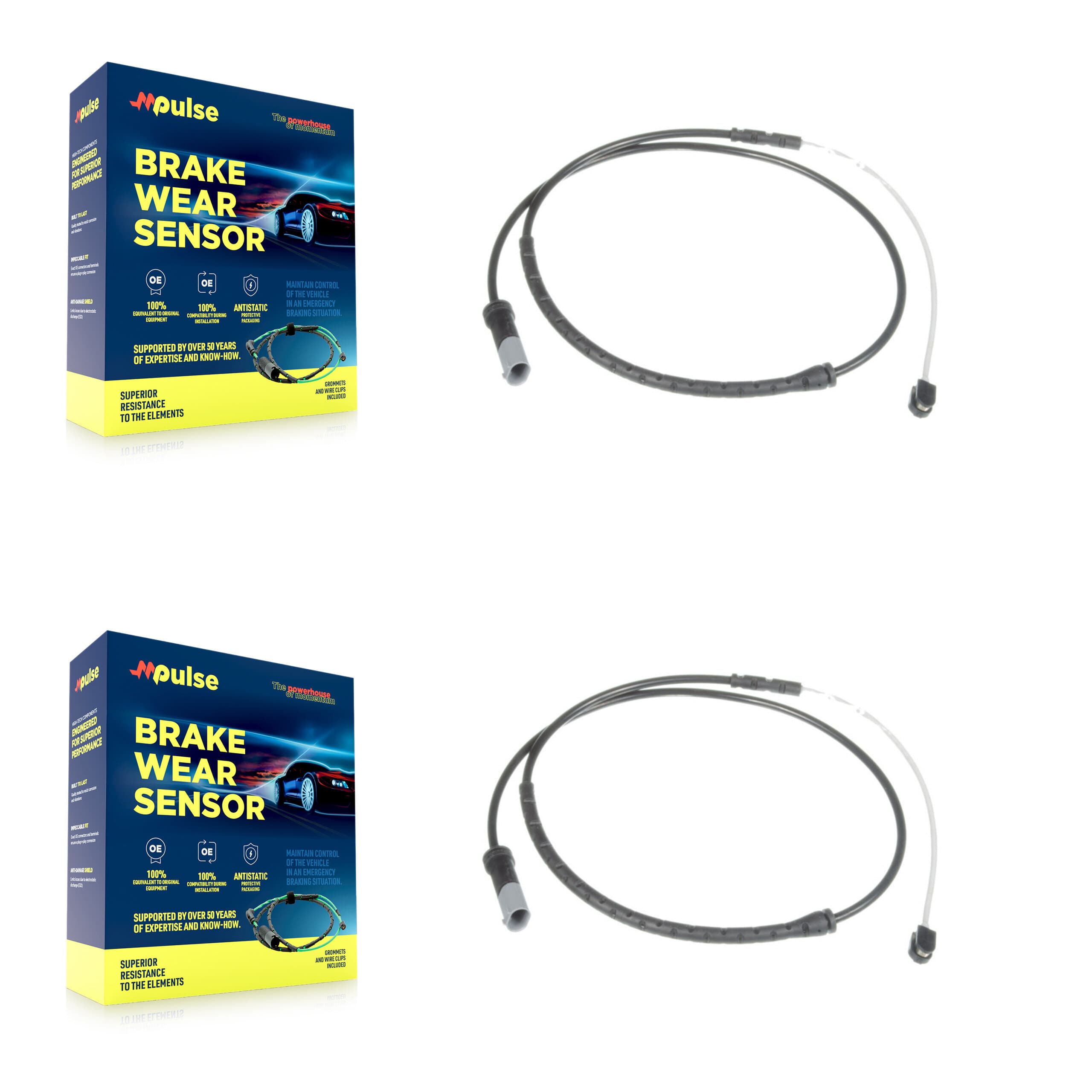 Mpulse - KSE-100310 - Rear Disc Brake Pad Wear Sensor Kits image 1