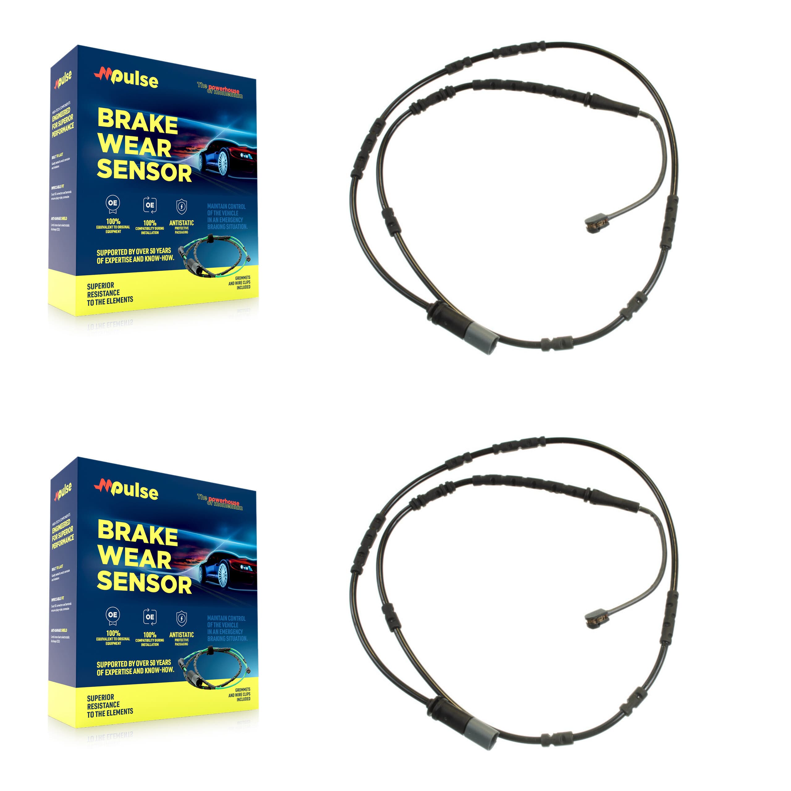 Mpulse - KSE-100318 - Rear Disc Brake Pad Wear Sensor Kits image 1