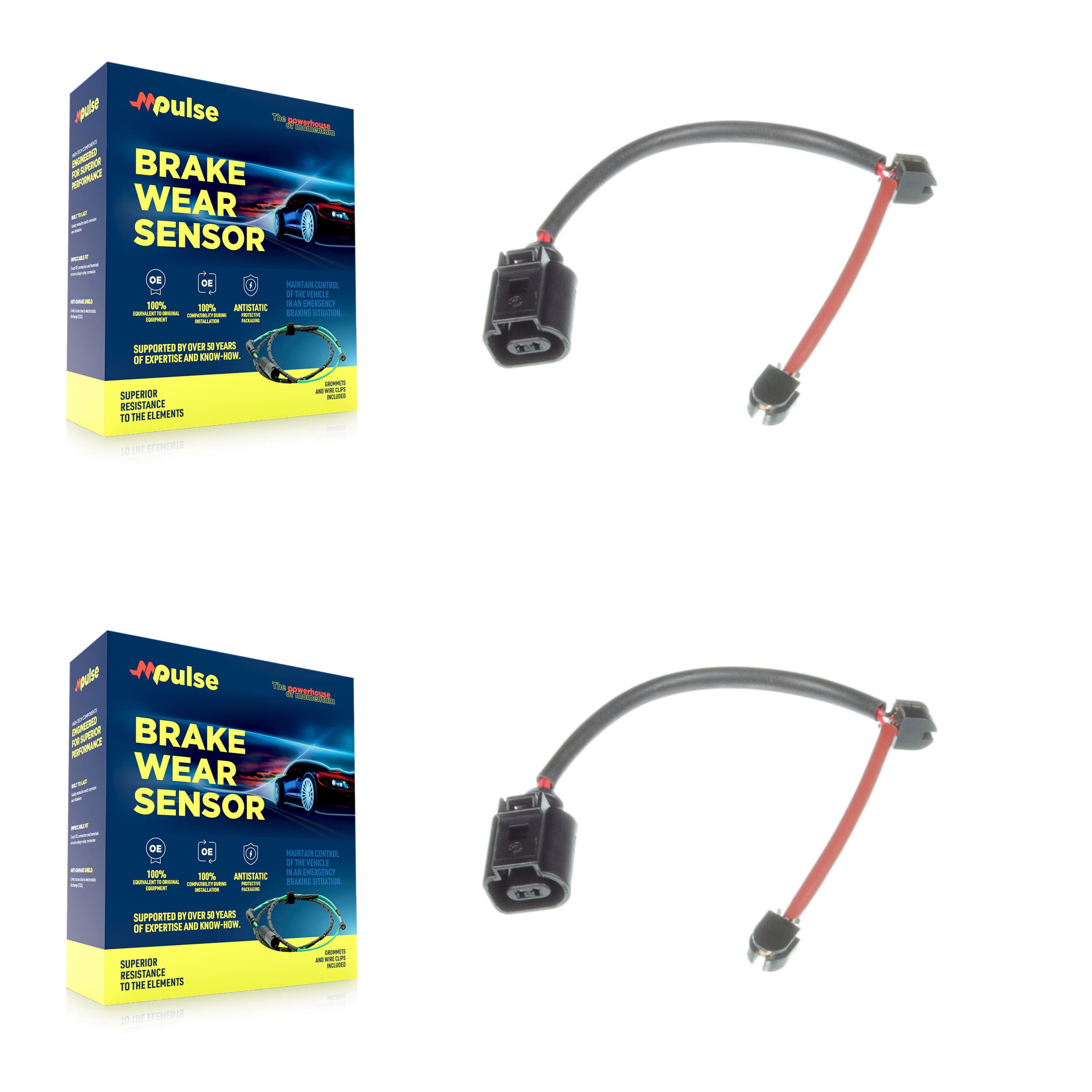 Mpulse - KSE-100323 - Rear Disc Brake Pad Wear Sensor Kits image 1